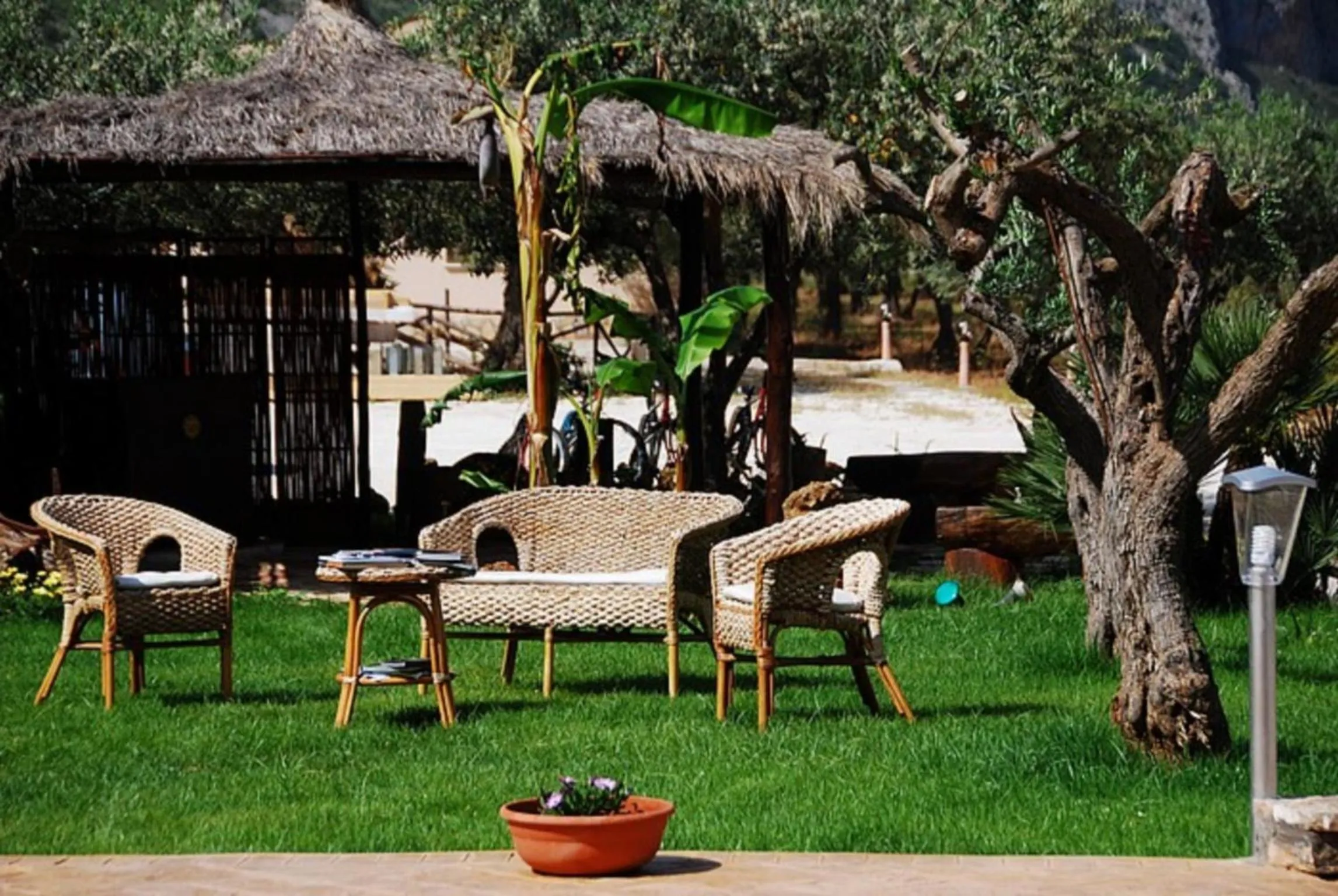 Garden in Trigrana Vacanze Hotel