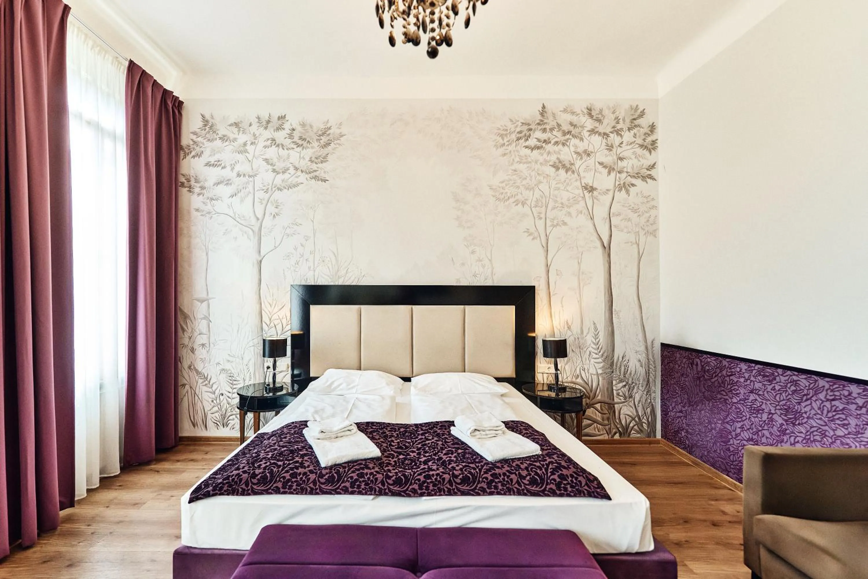 Bed in Hotel Pension Baron am Schottentor