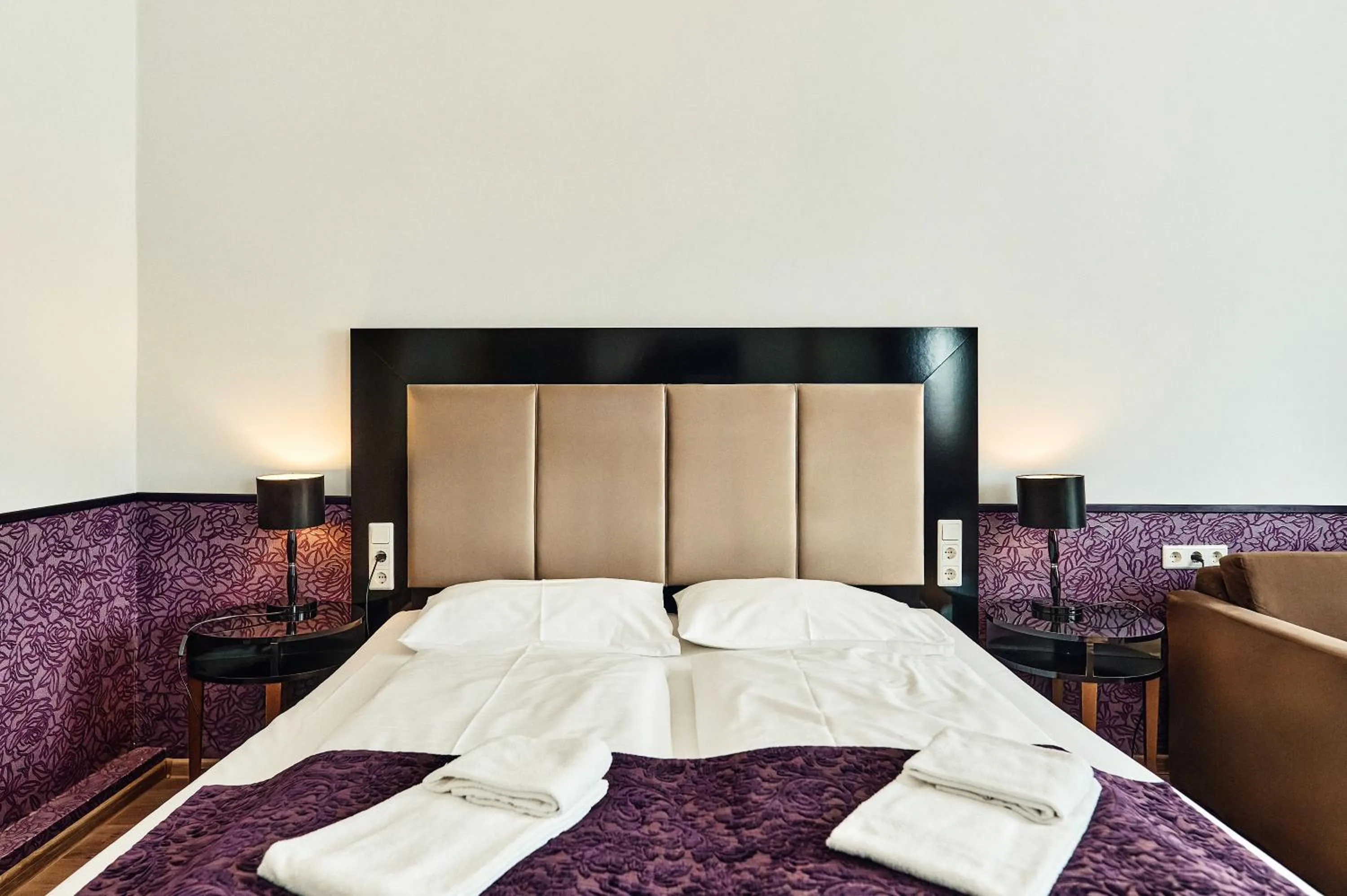 Bed in Hotel Pension Baron am Schottentor