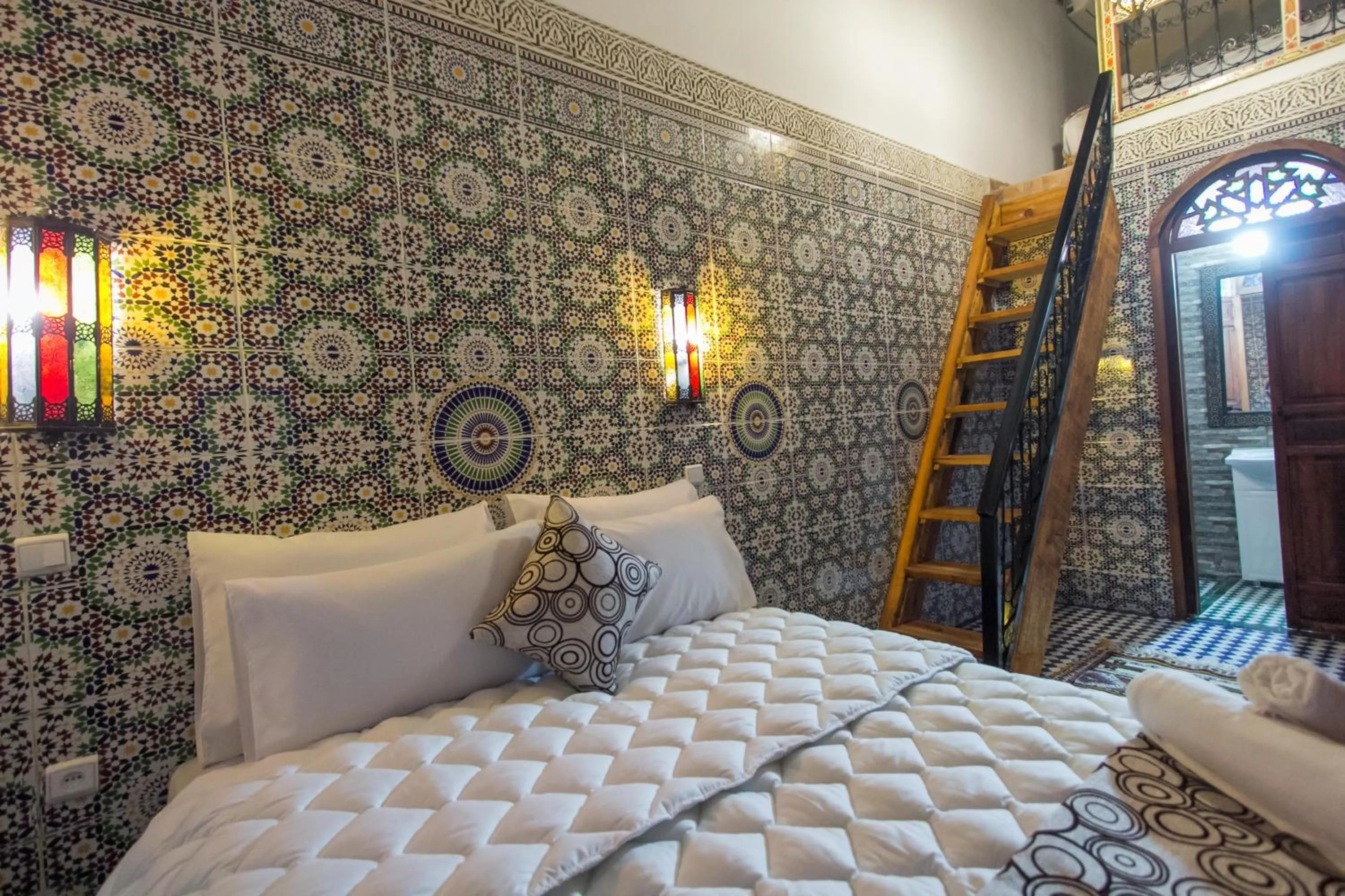 Bed in Dar Meknes Tresor