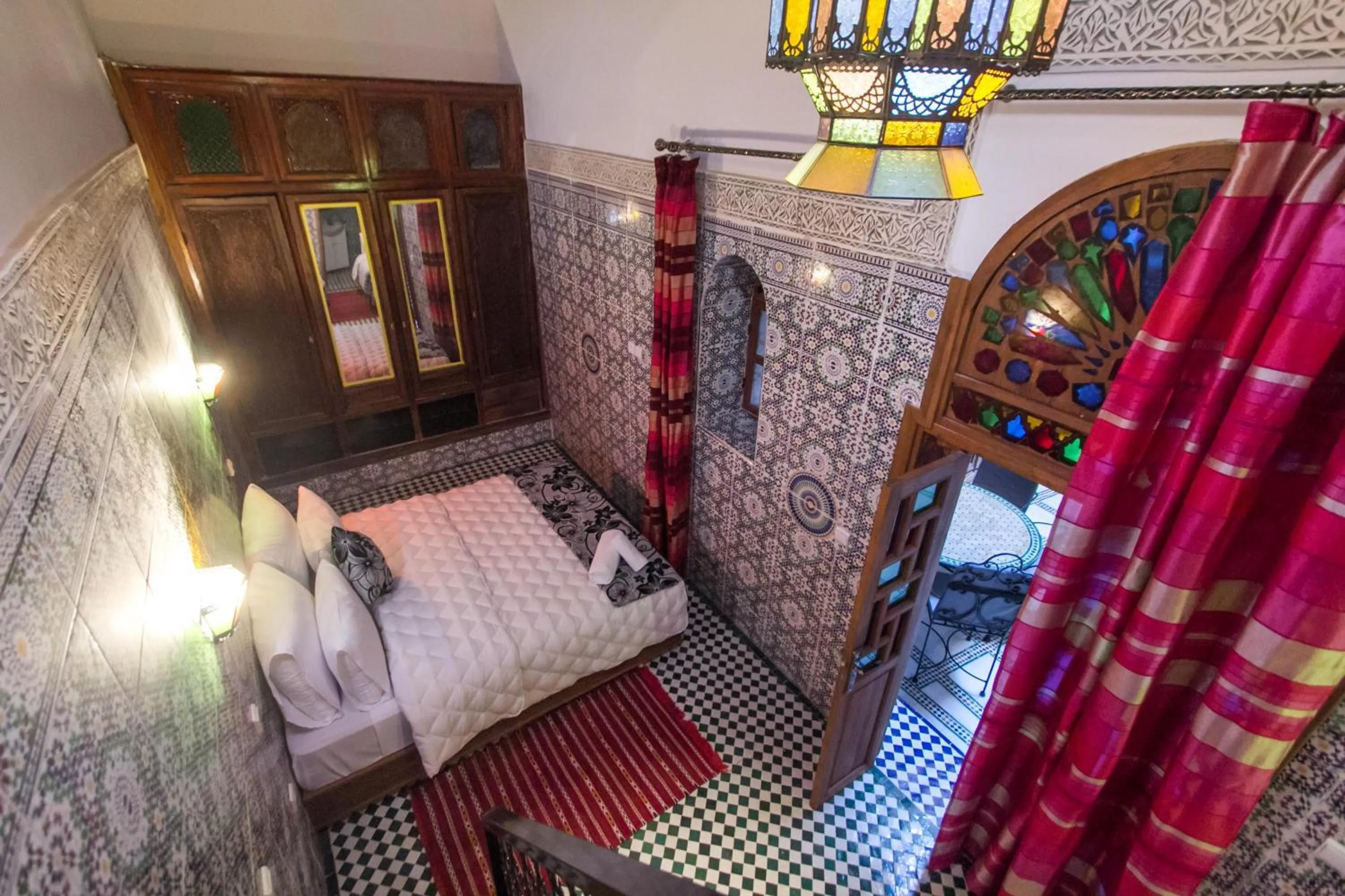 Bed in Dar Meknes Tresor