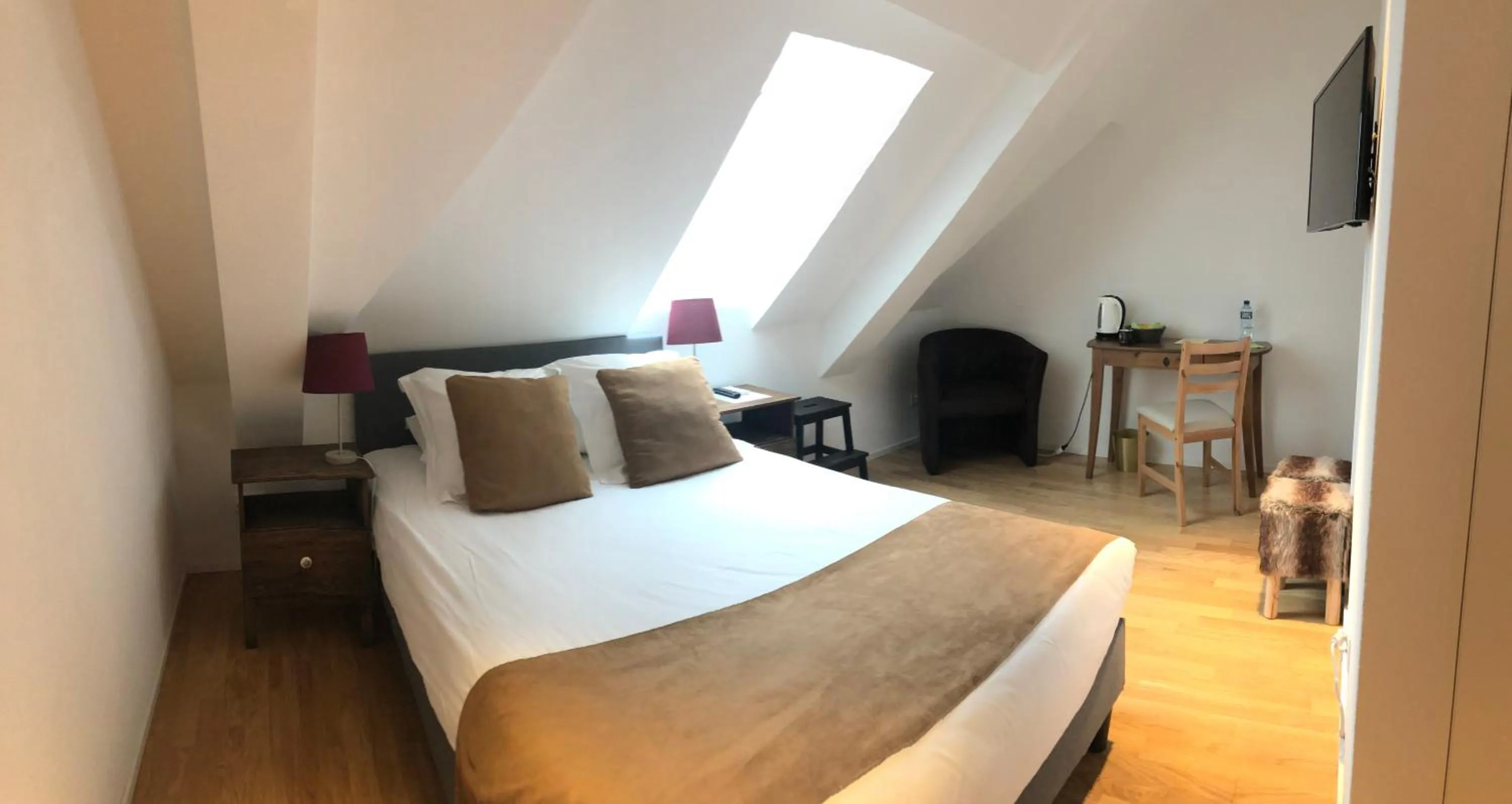 Bed in L’Auberge de Mézières