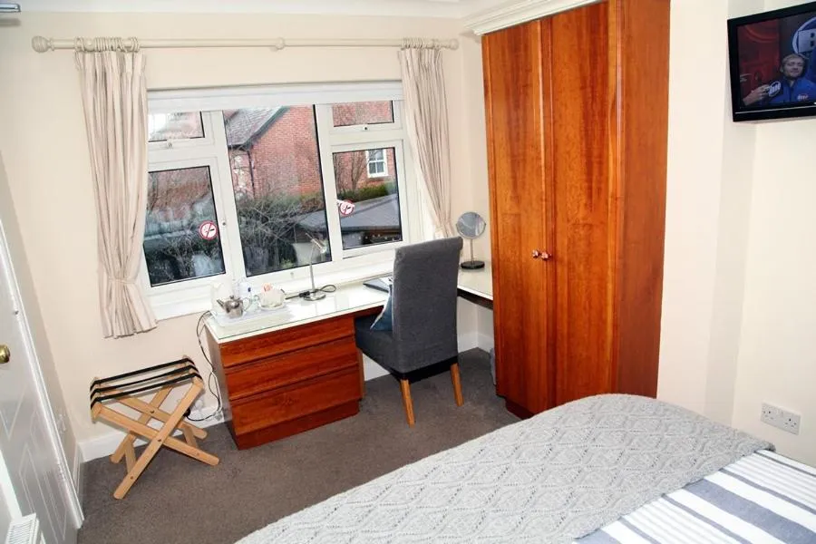 Bed in The Hinton Guest House