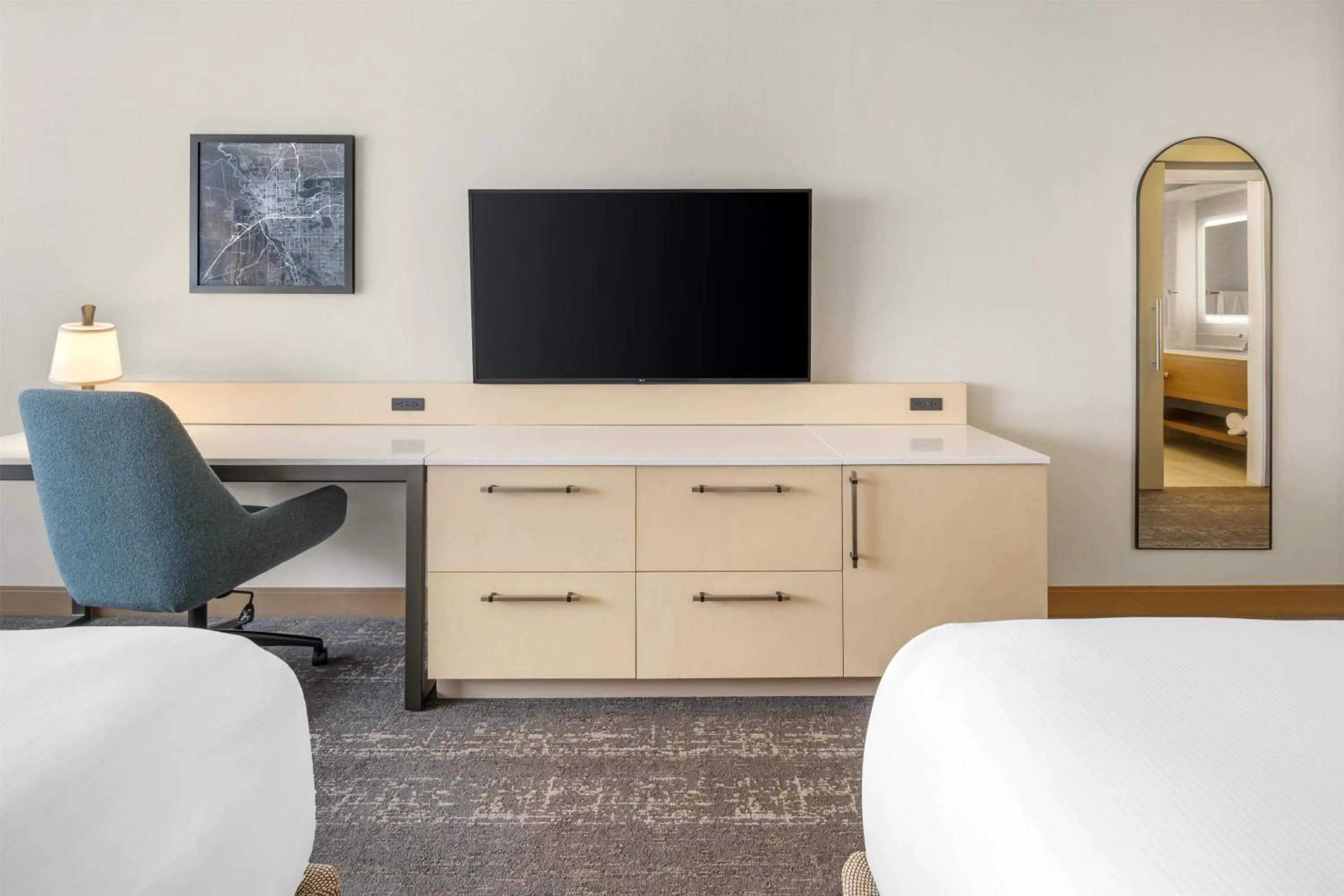 Bed in DoubleTree by Hilton Spokane City Center