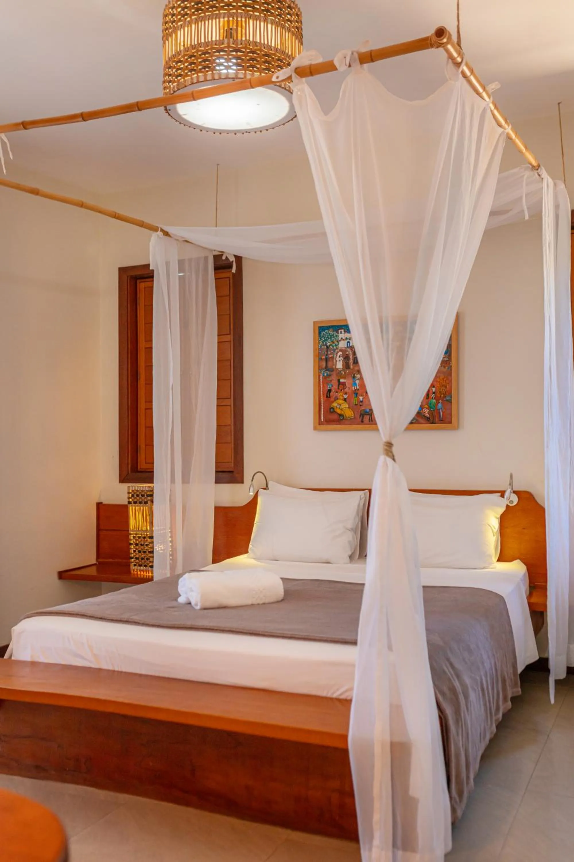 Bed in Chalés Terraviva