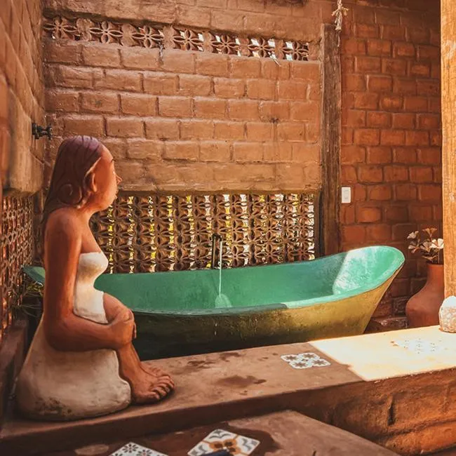 Bath in Chalés Terraviva