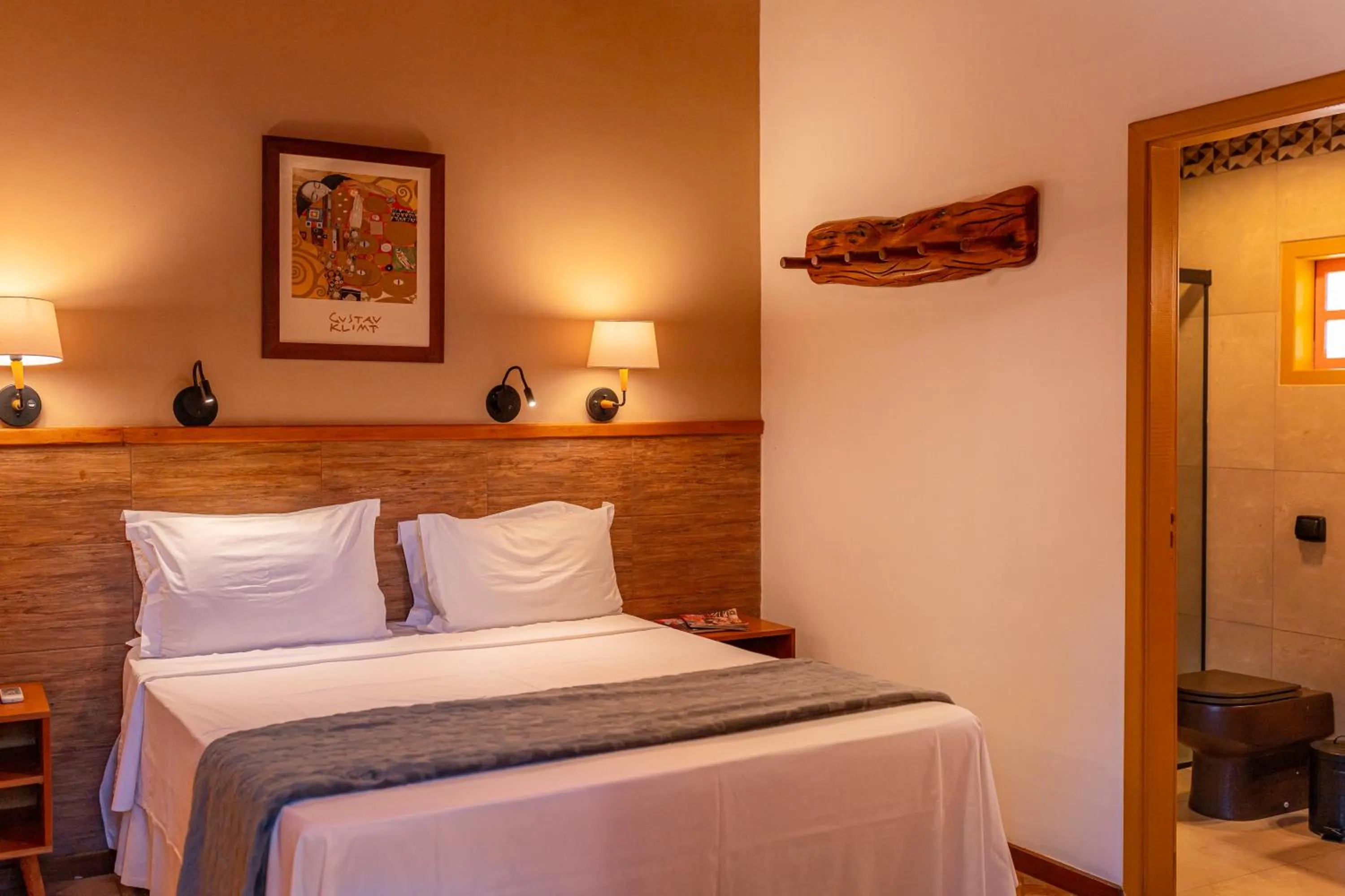 Bed in Chalés Terraviva