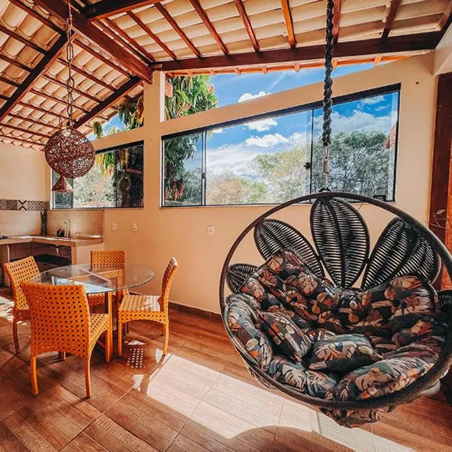 kitchen in Chalés Terraviva