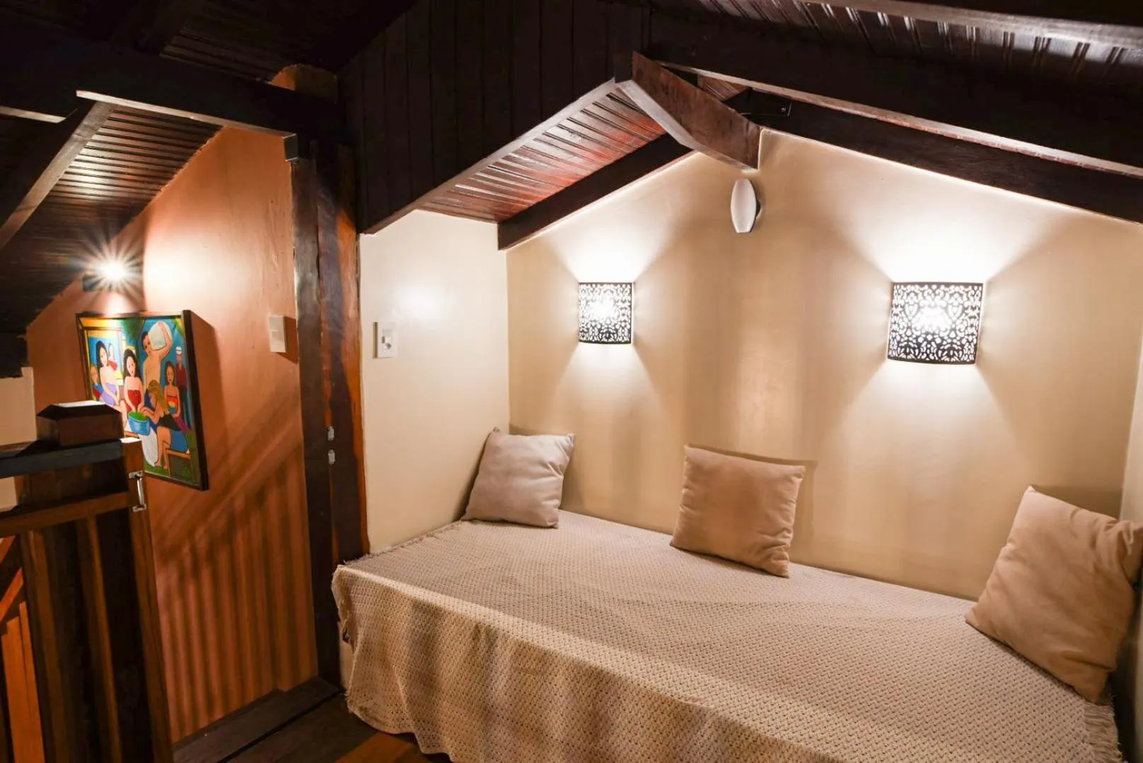 Bed in Chalés Terraviva