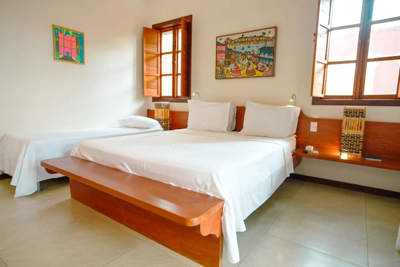 Bed in Chalés Terraviva