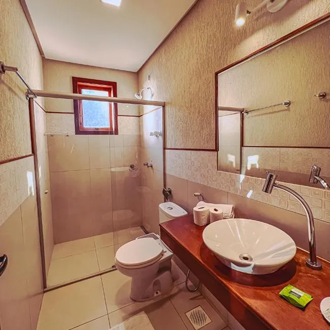 Bathroom in Chalés Terraviva