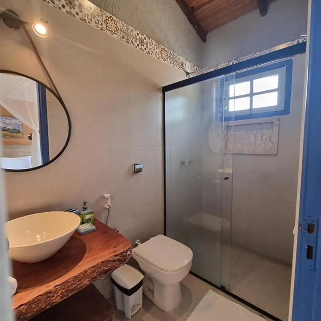 Bathroom in Chalés Terraviva