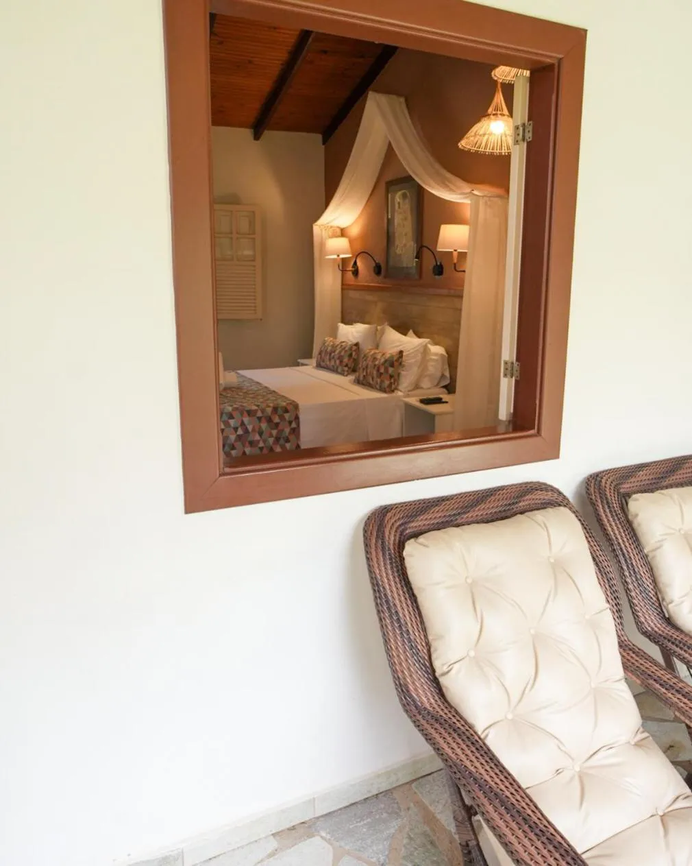 Bed in Chalés Terraviva