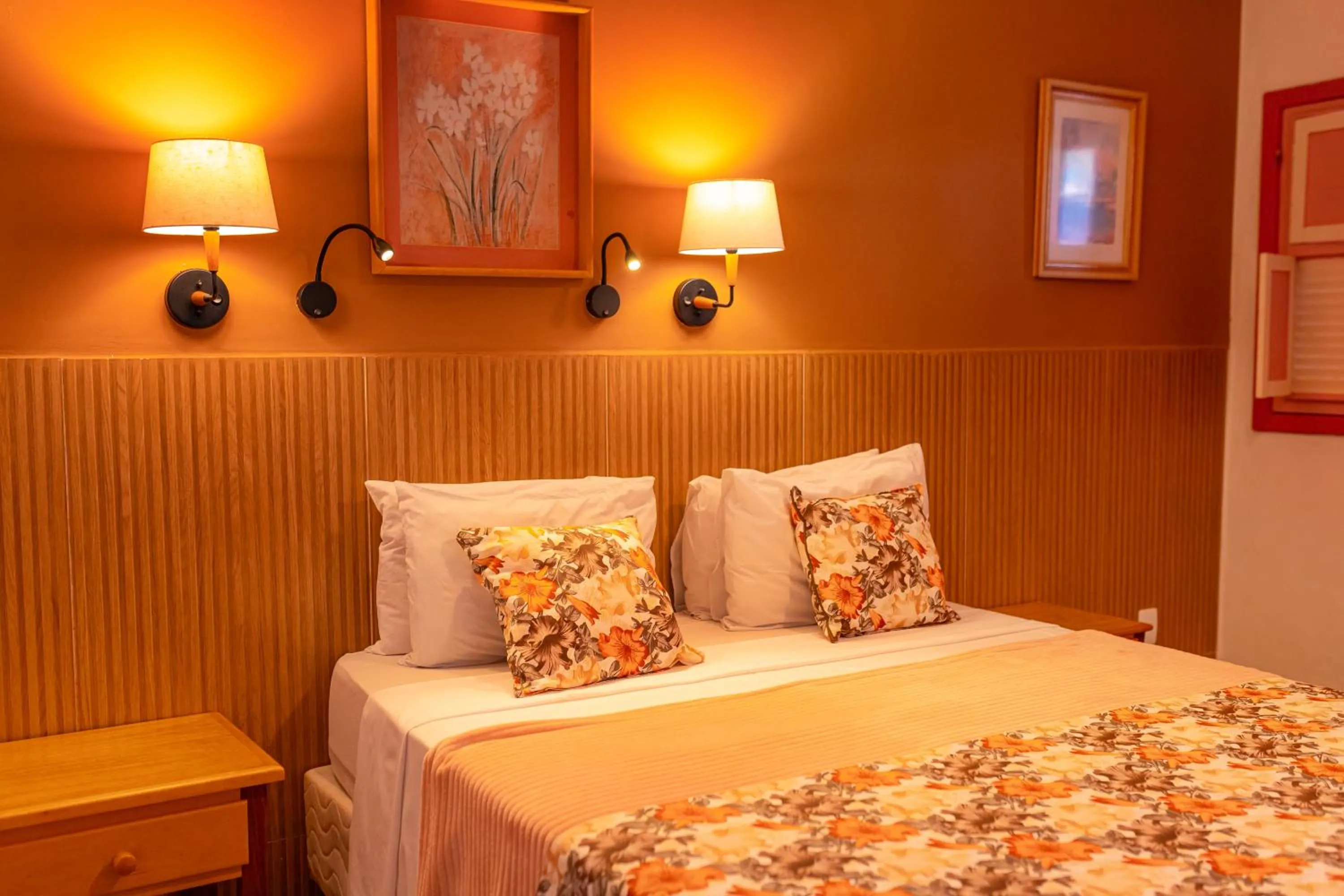 Bed in Chalés Terraviva