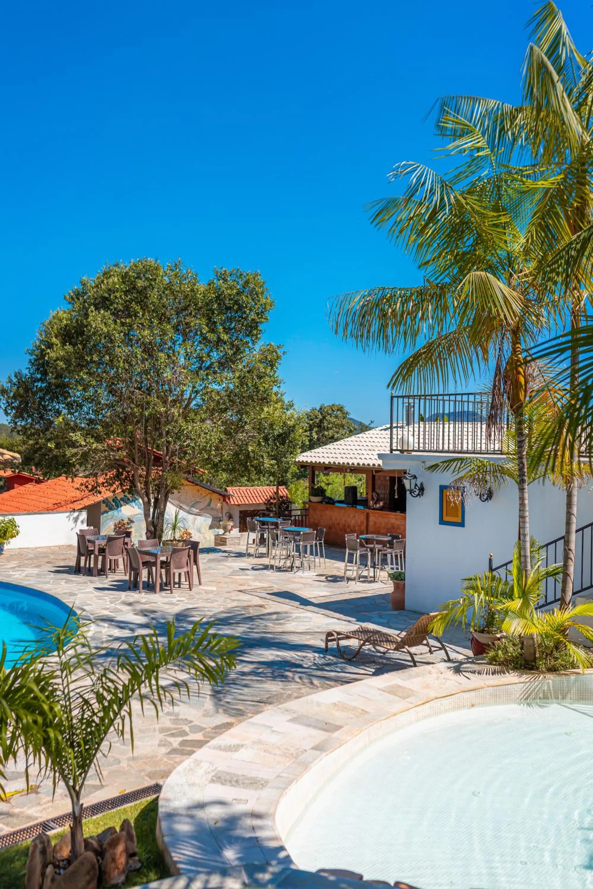 Swimming pool in Chalés Terraviva