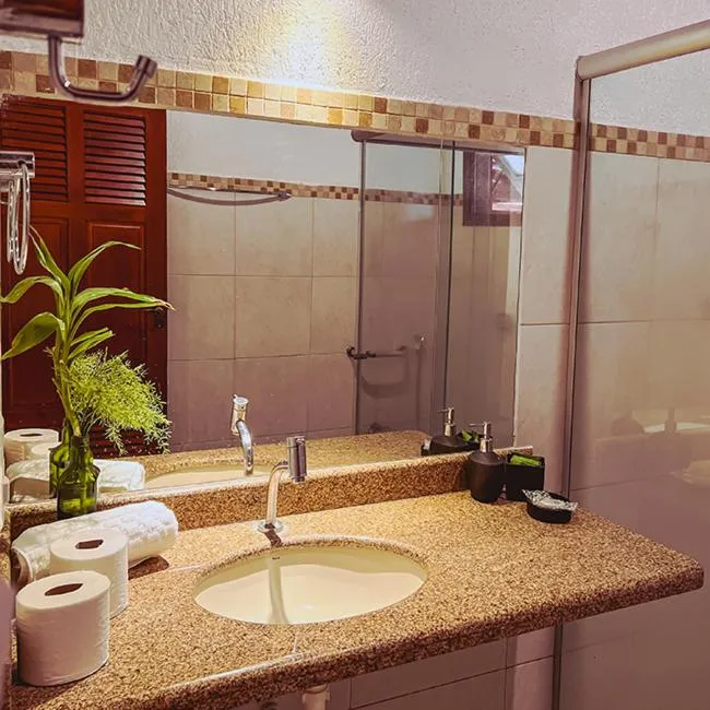 Bathroom in Chalés Terraviva