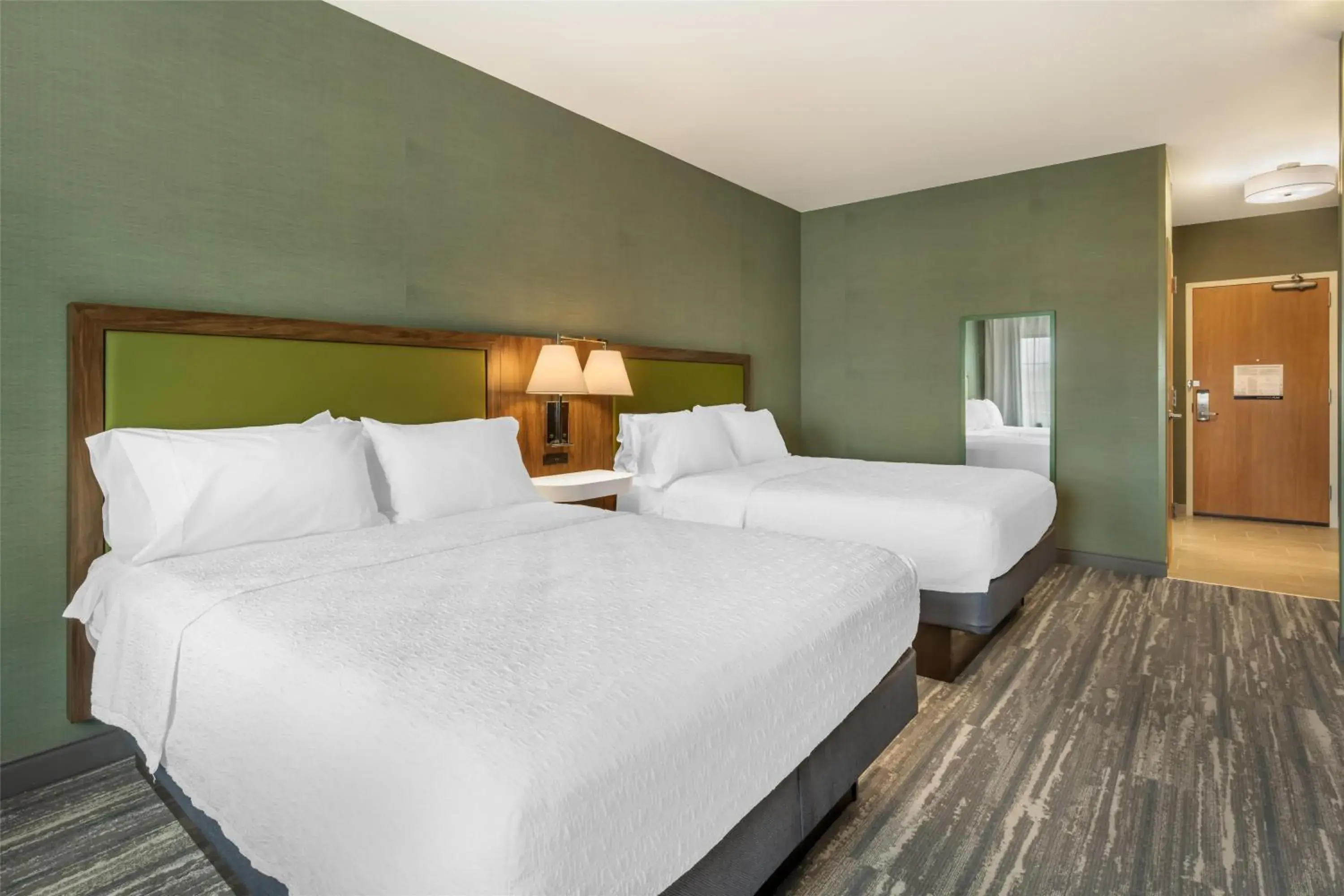 Queen Room with Two Queen Beds and Balcony - Non-Smoking in Hampton Inn and Suites Coeur d'Alene Queen Room with Two Queen Beds and Balcony - Non-Smoking in Hampton Inn and Suites Coeur d'Alene