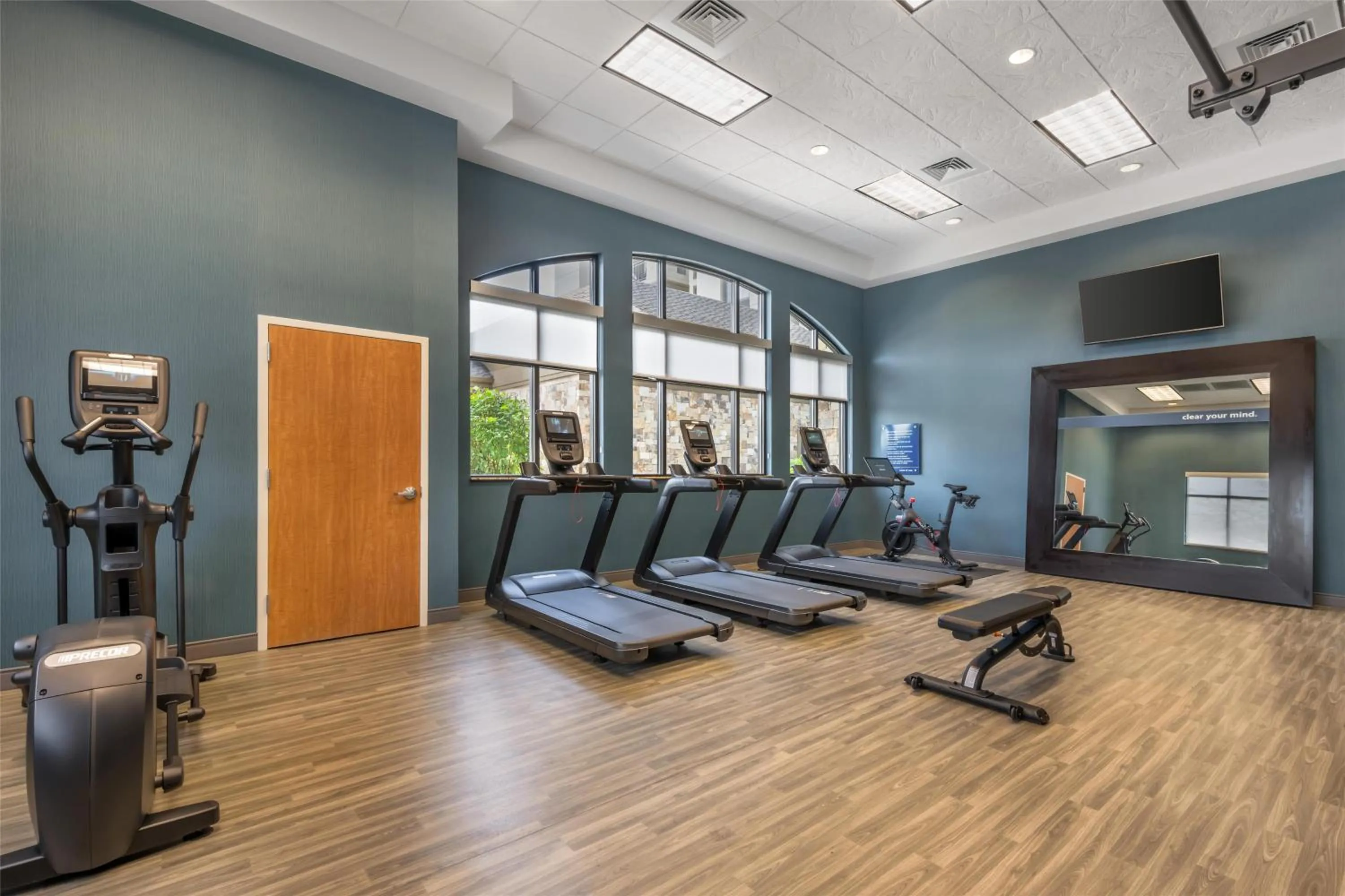 Fitness centre/facilities in Hampton Inn and Suites Coeur d'Alene