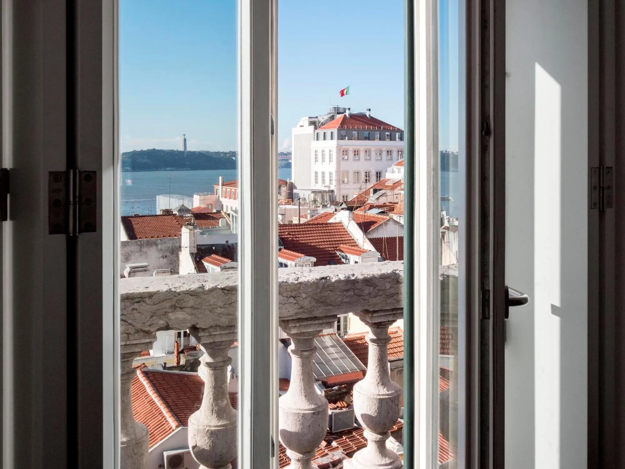 Balcony/Terrace in Palácio Camões - Lisbon Serviced Apartments