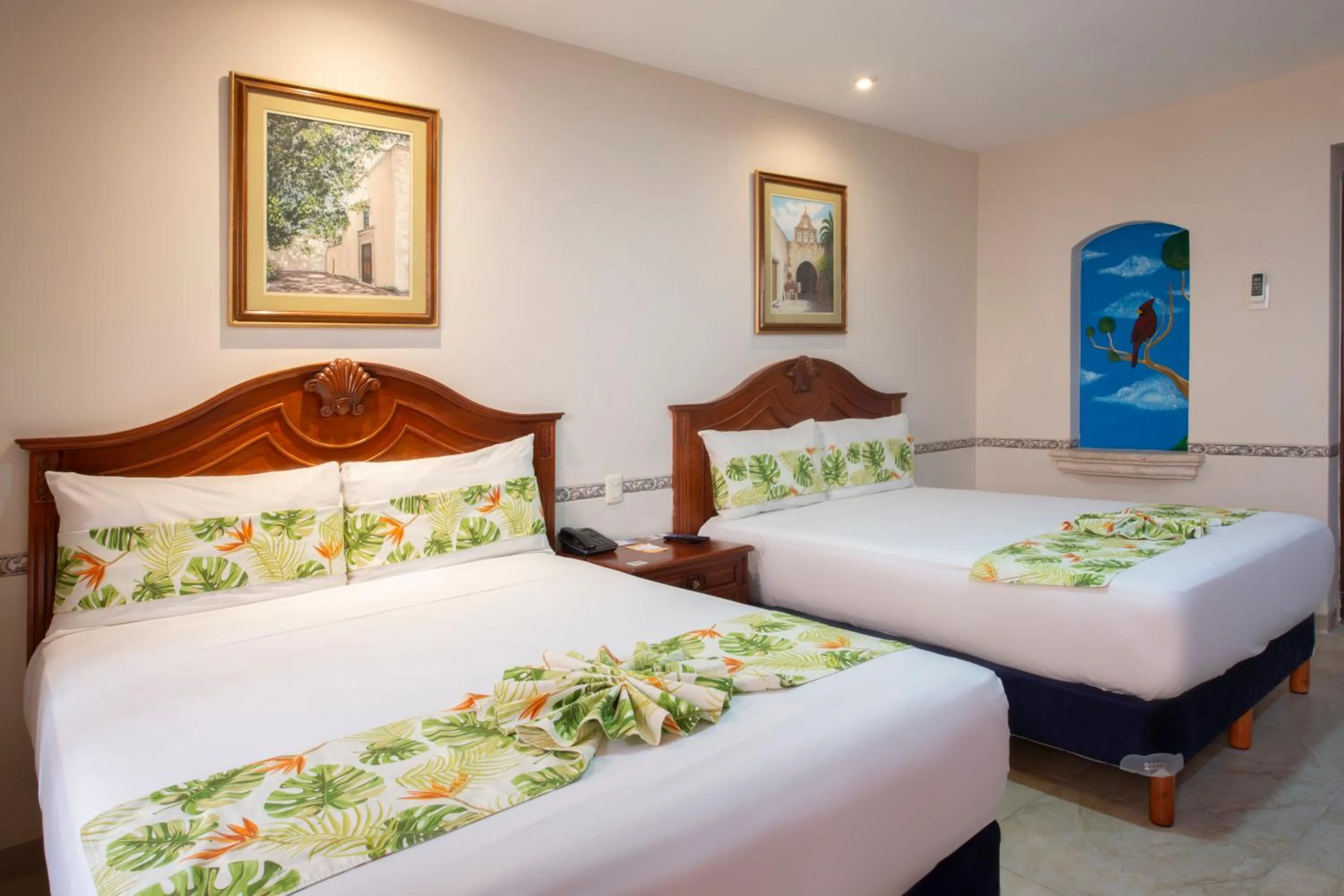 Bed in Hotel del Gobernador