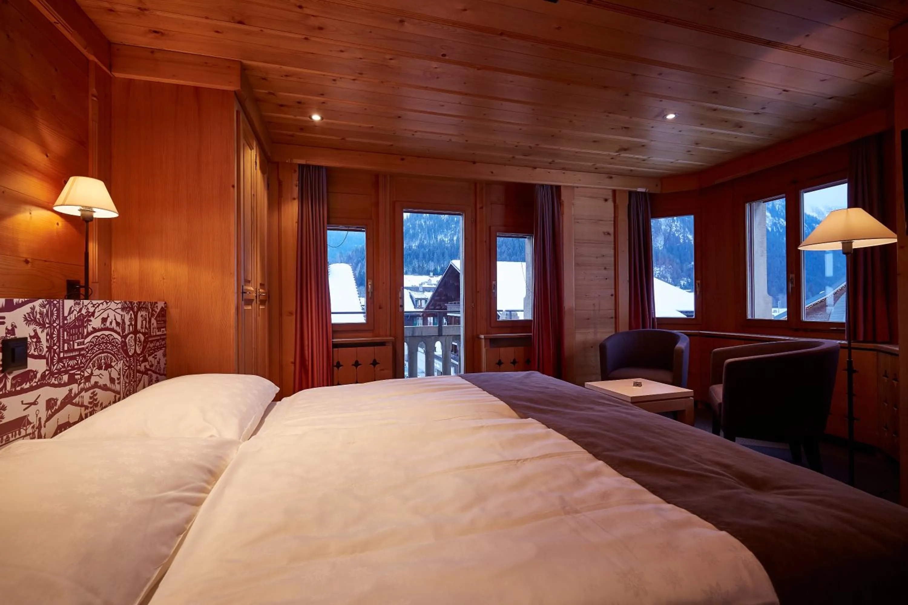 Bedroom, Bed in Hotel Landhaus