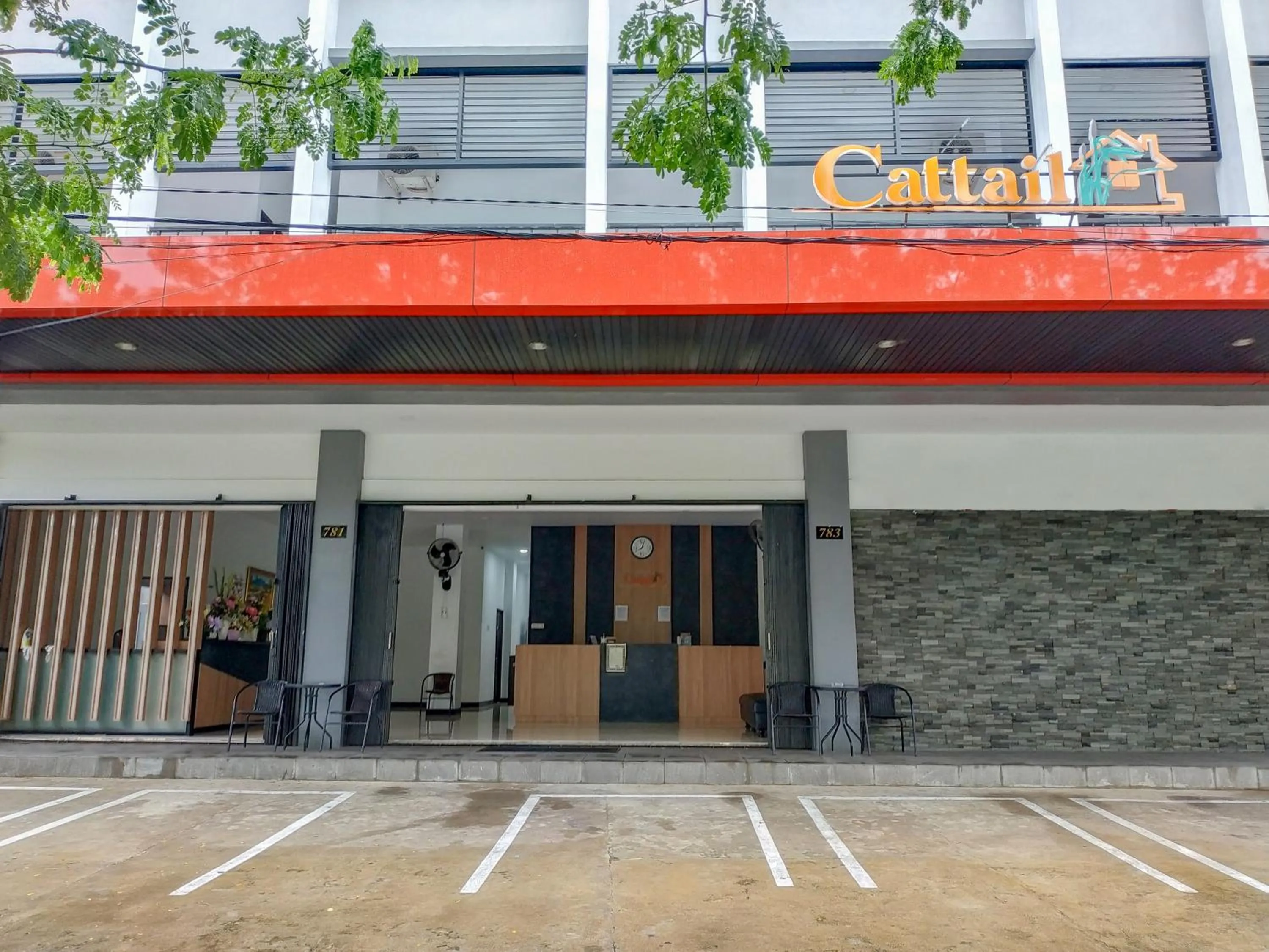 Facade/entrance in Cattail Guest House Pontianak