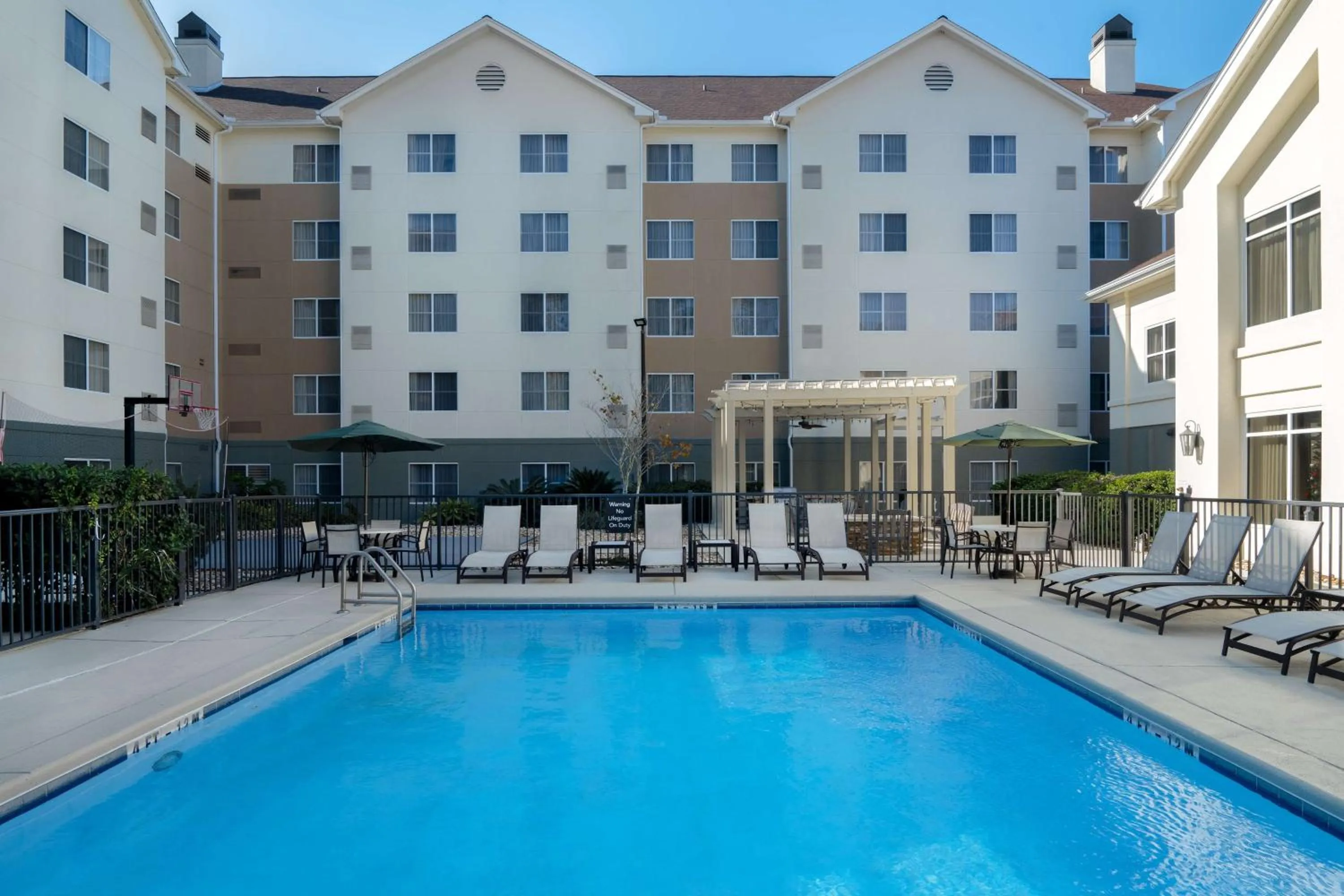 Pool view in Homewood Suites by Hilton Tallahassee
