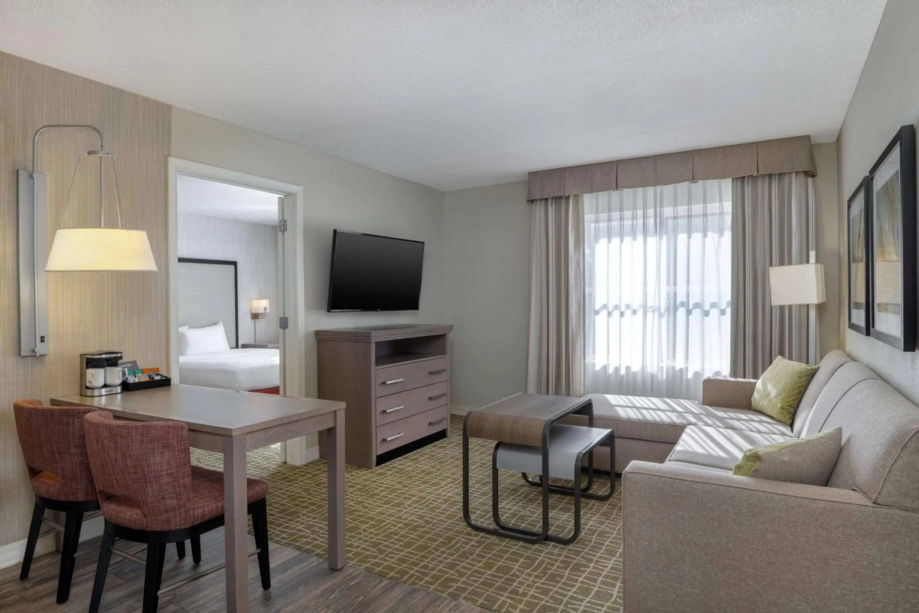 Living room in Homewood Suites by Hilton Tallahassee