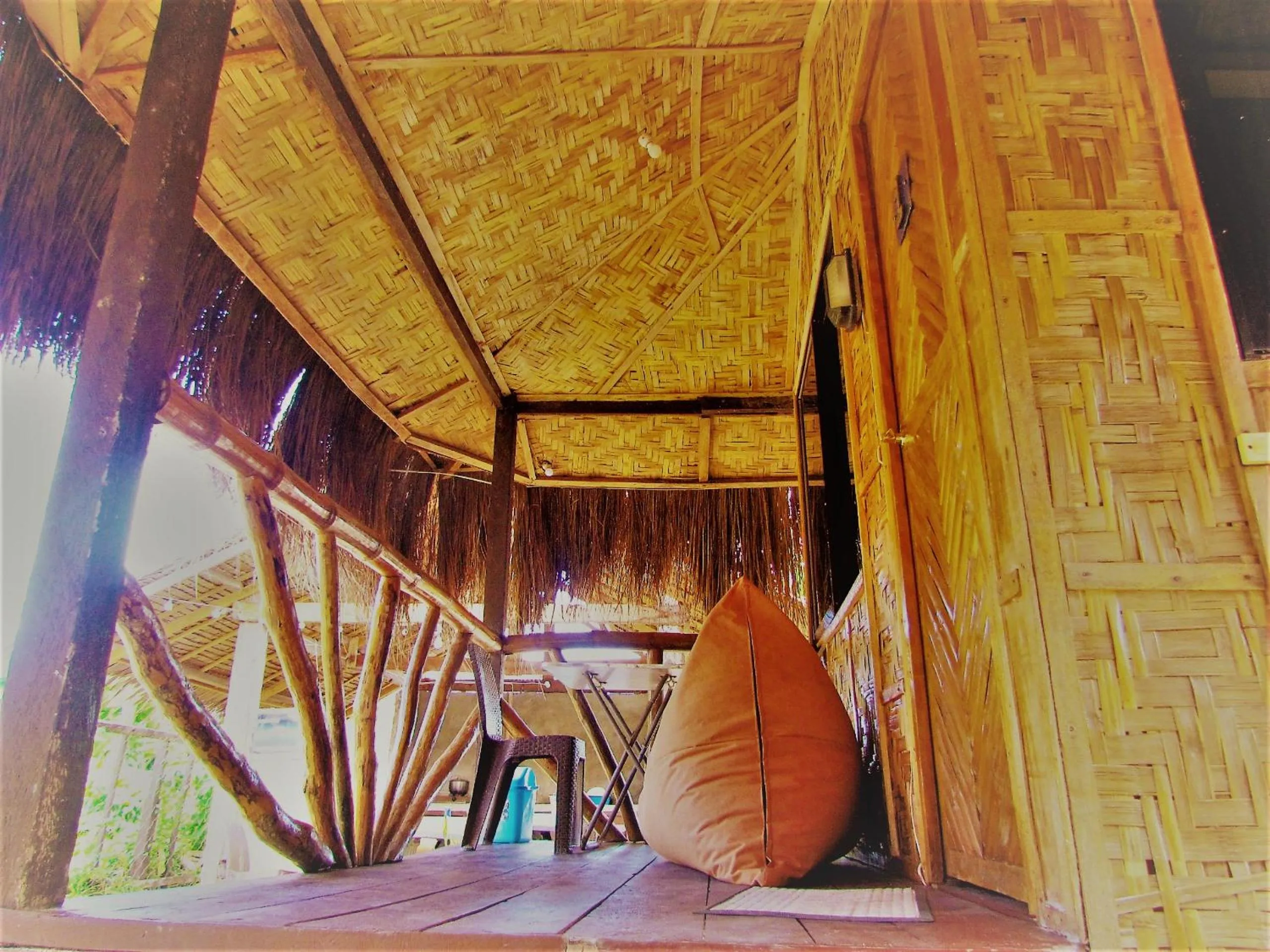 Seating area in Siargao Tropic Hostel