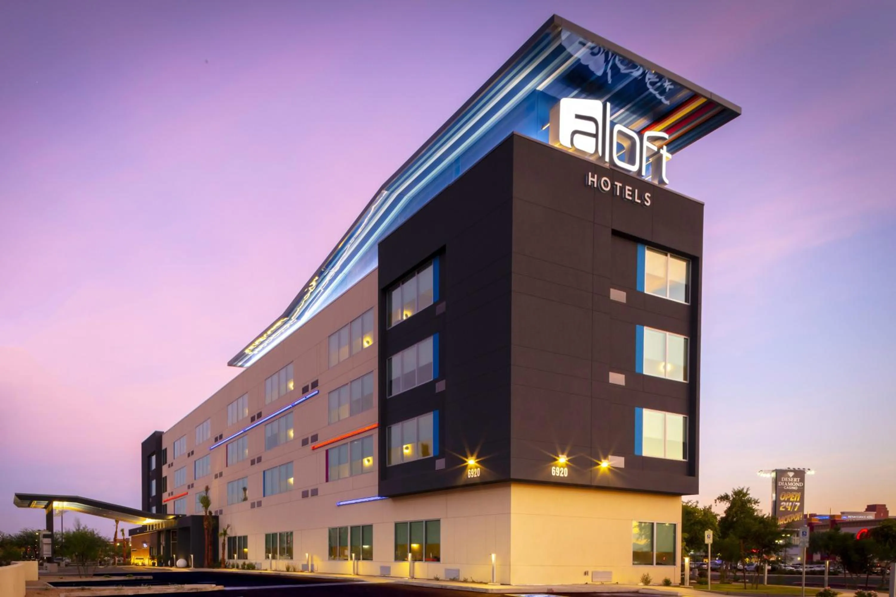 Property building in Aloft Glendale at Westgate