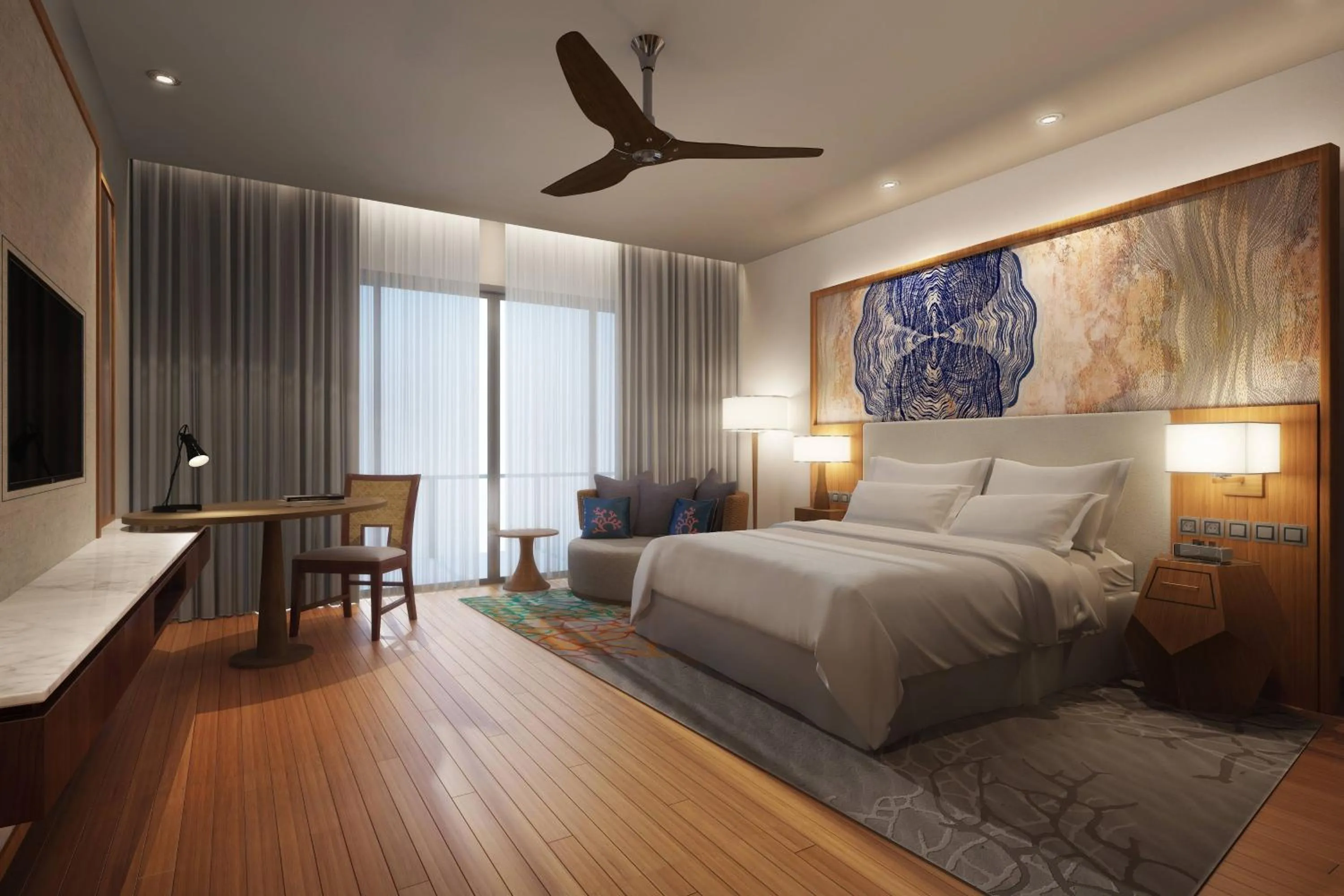 Photo of the whole room, Bed in The Westin Desaru Coast Resort