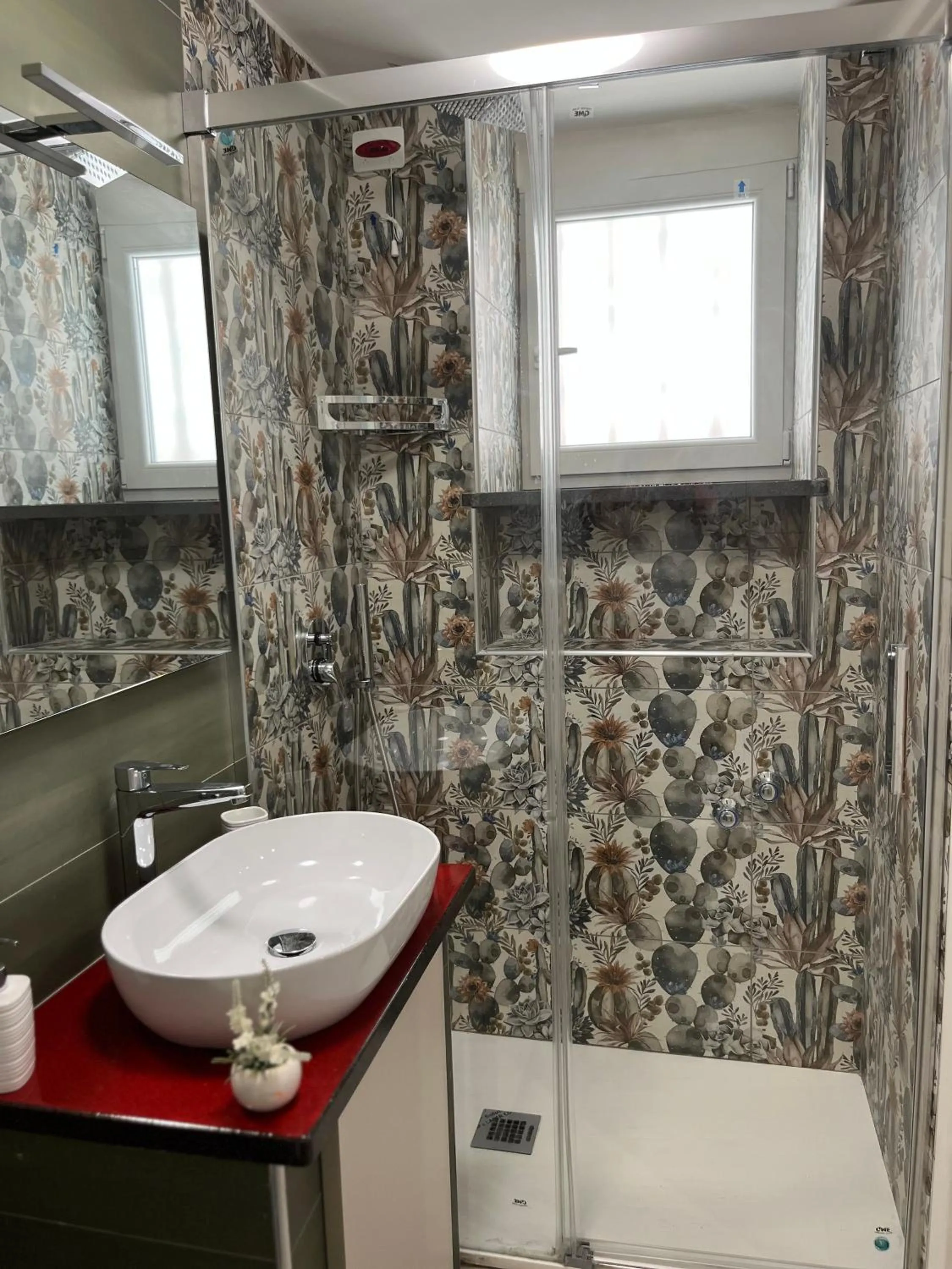 Shower in B&B Villa Filù