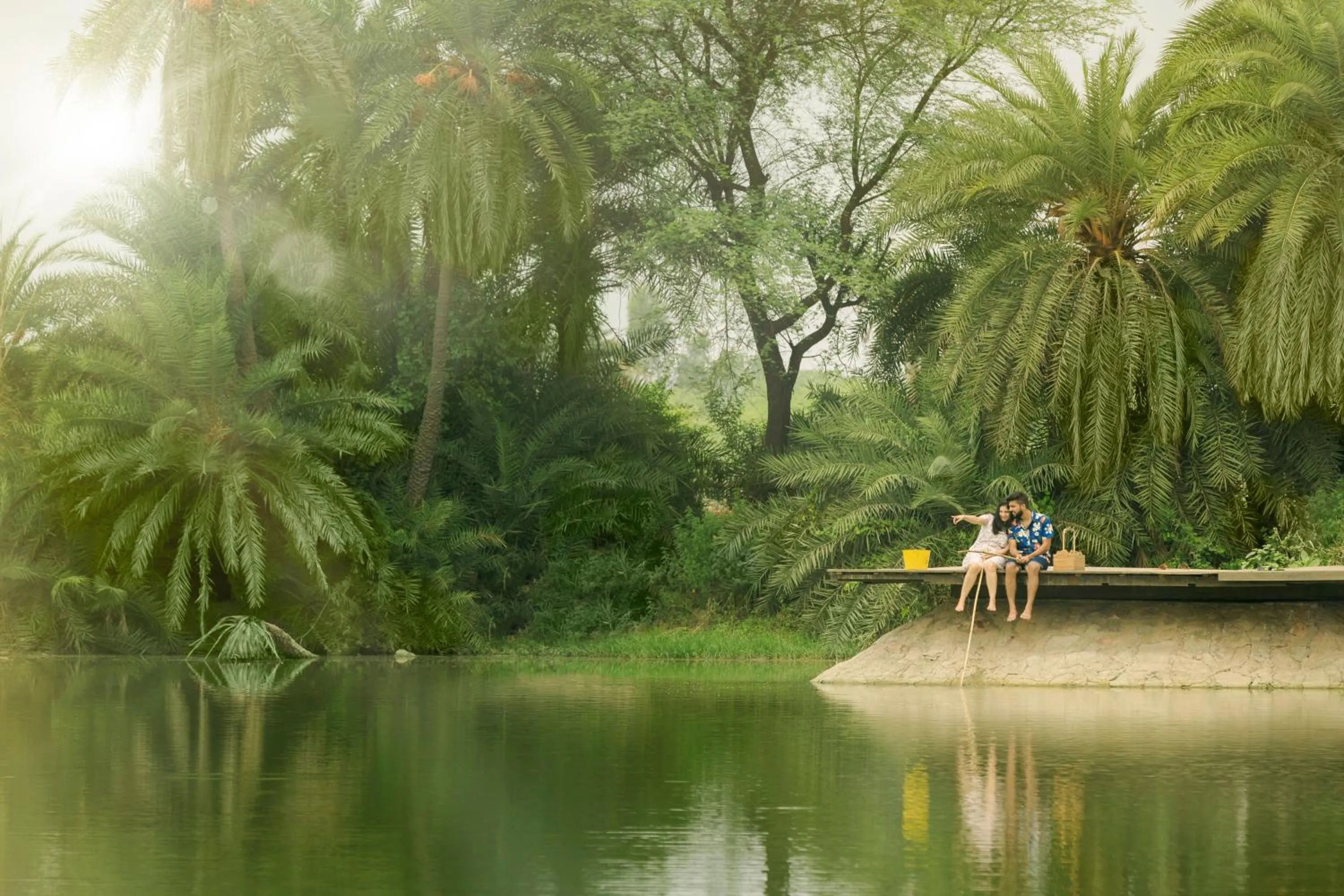 Lake view in The Westin Sohna Resort & Spa