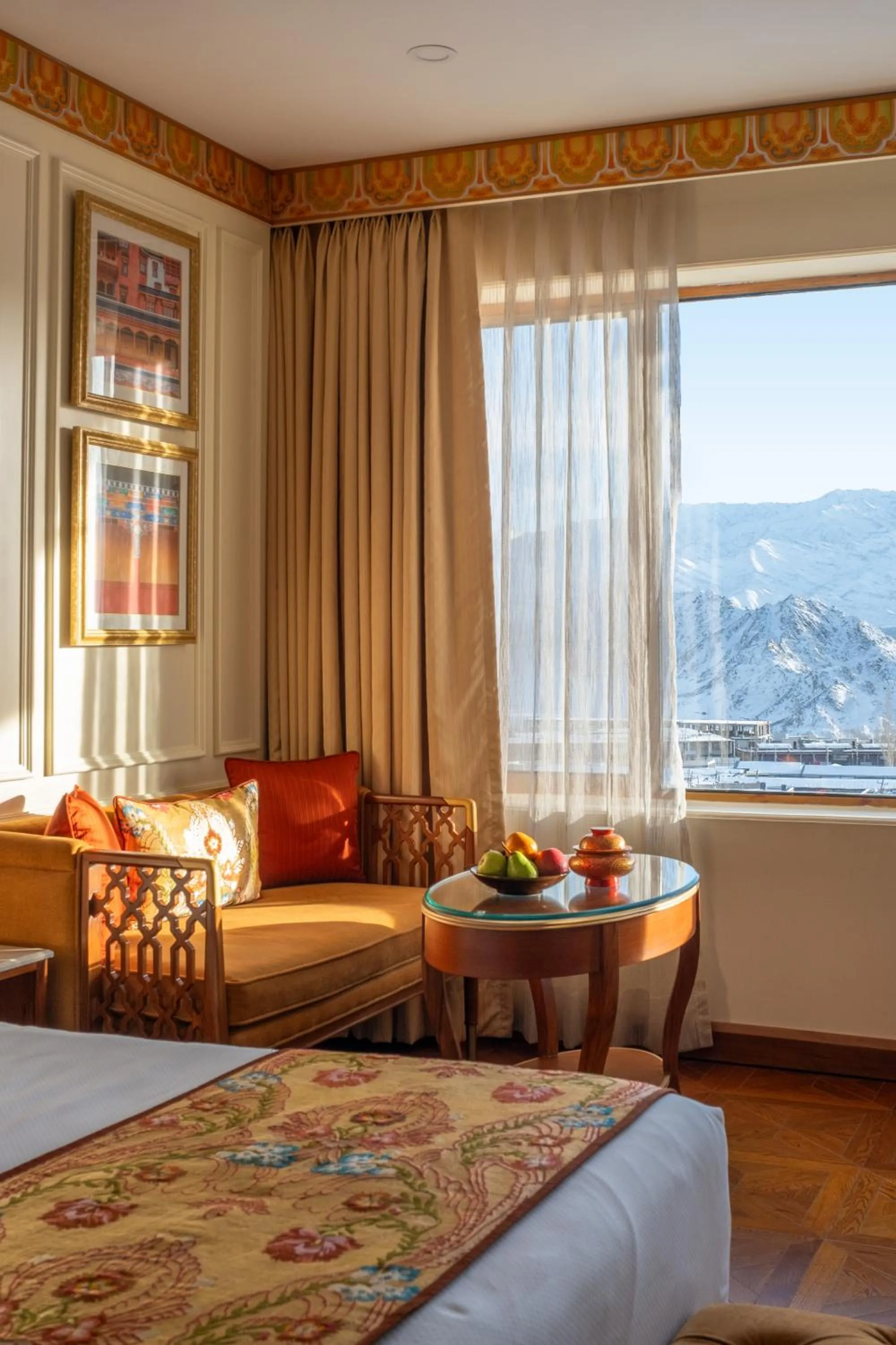 Bed in The Grand Dragon Ladakh