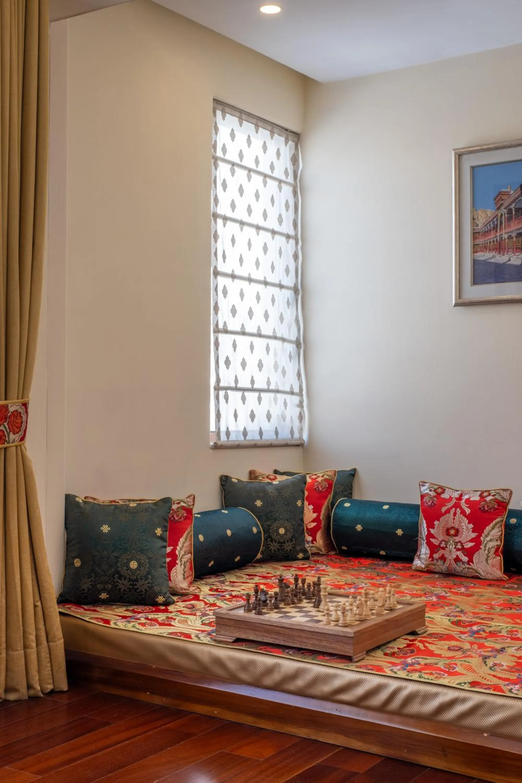 Seating area in The Grand Dragon Ladakh