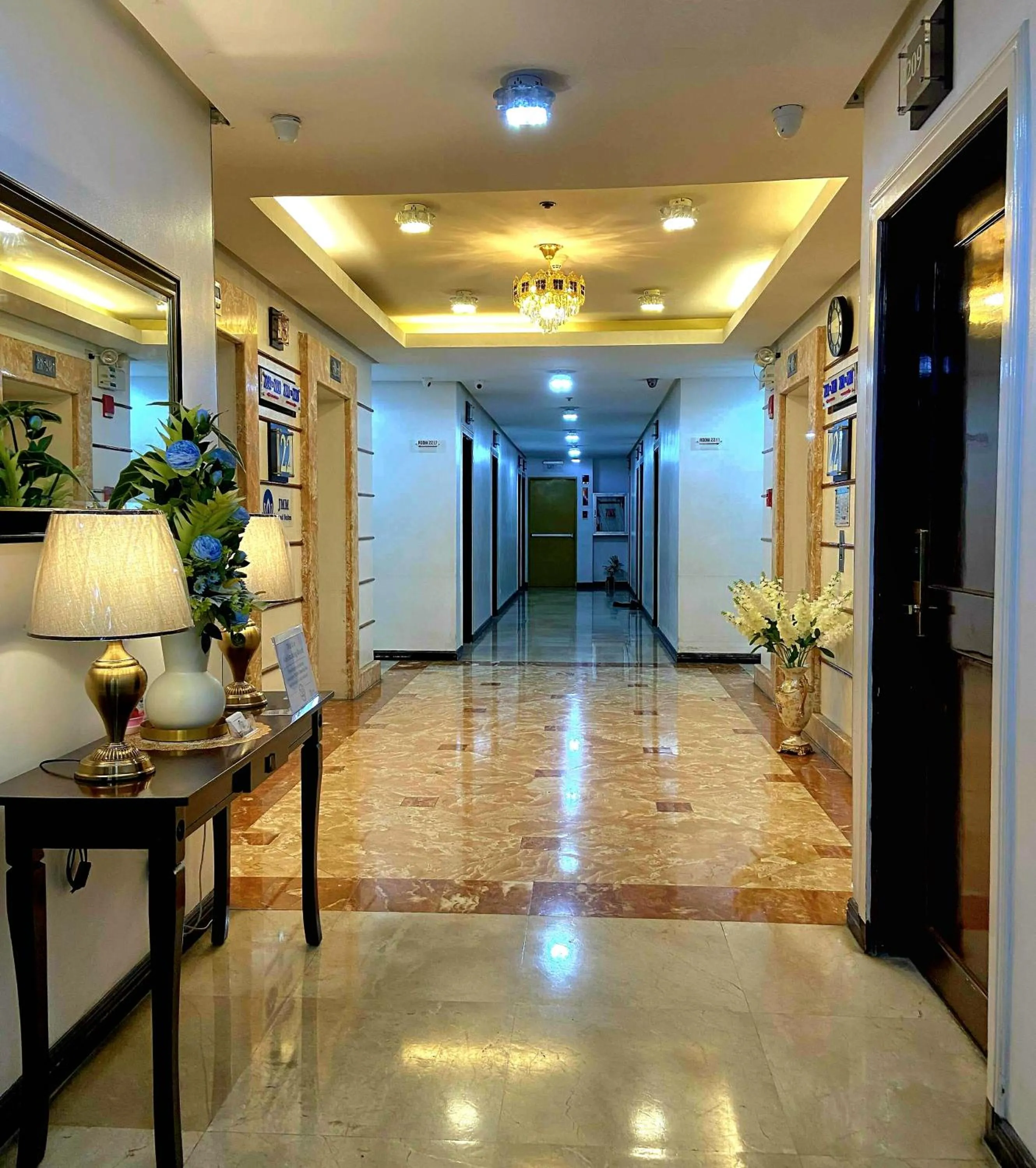 elevator in JMM Grand Suites