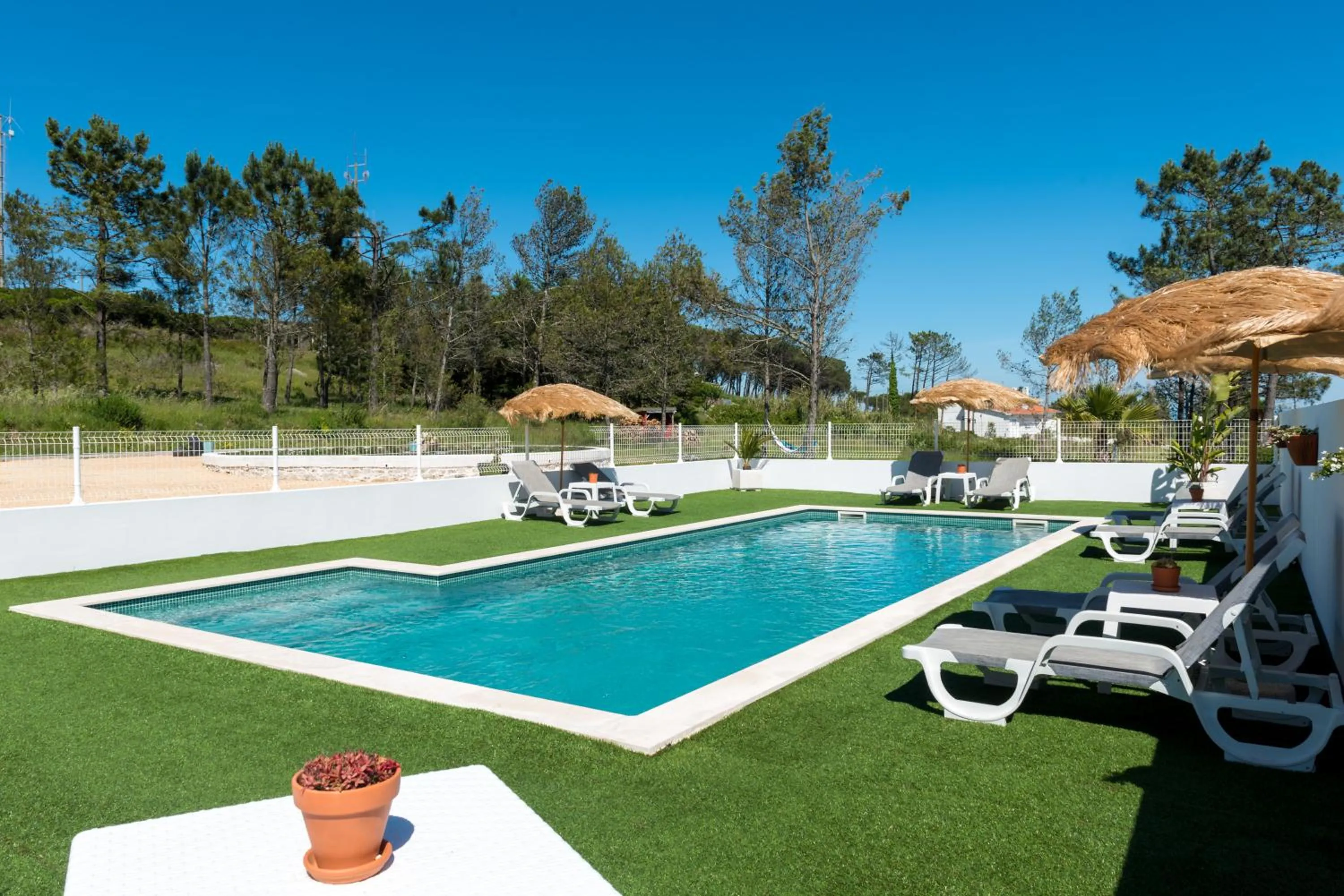 Pool view in Quinta Bogesi