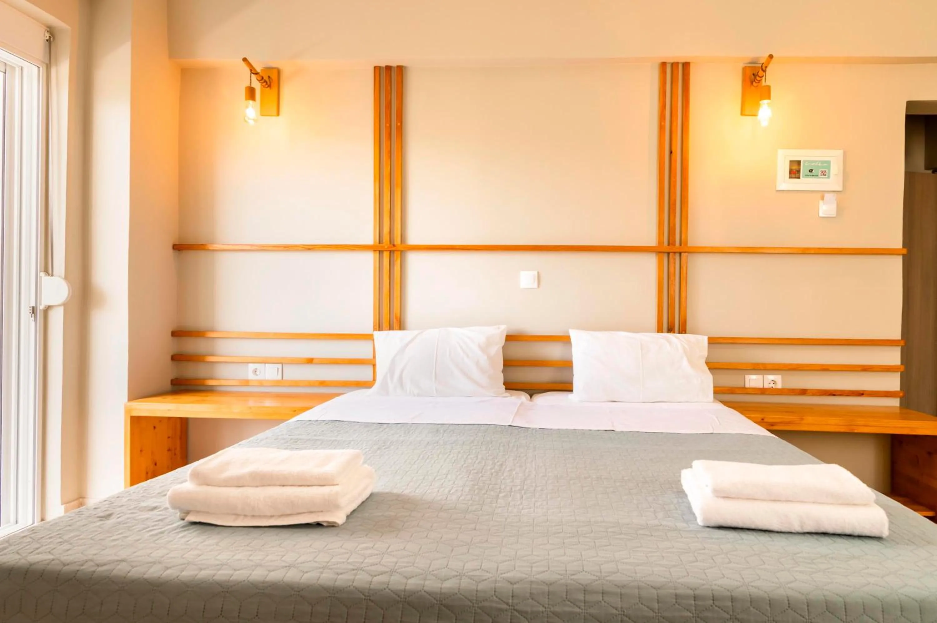 Bed in Lefka Hotel & Apartments