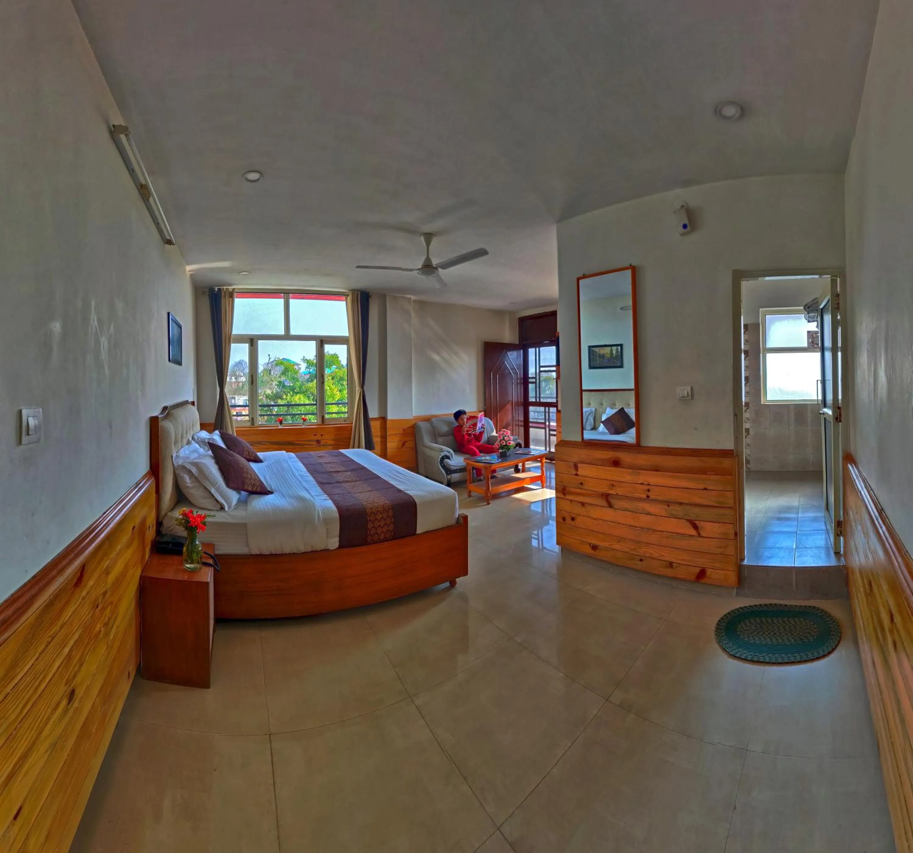 Photo of the whole room, Bed in Highland Village Resort