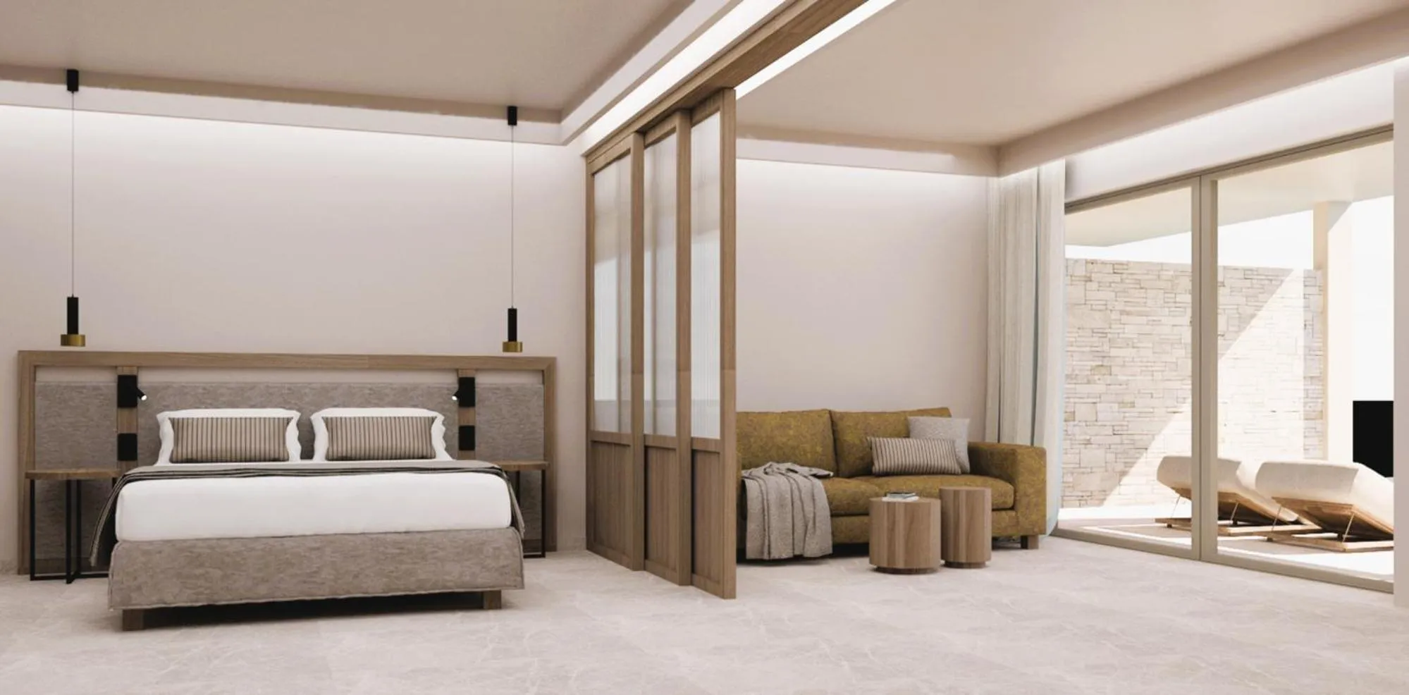 Bed in Mitsis Bali Paradise