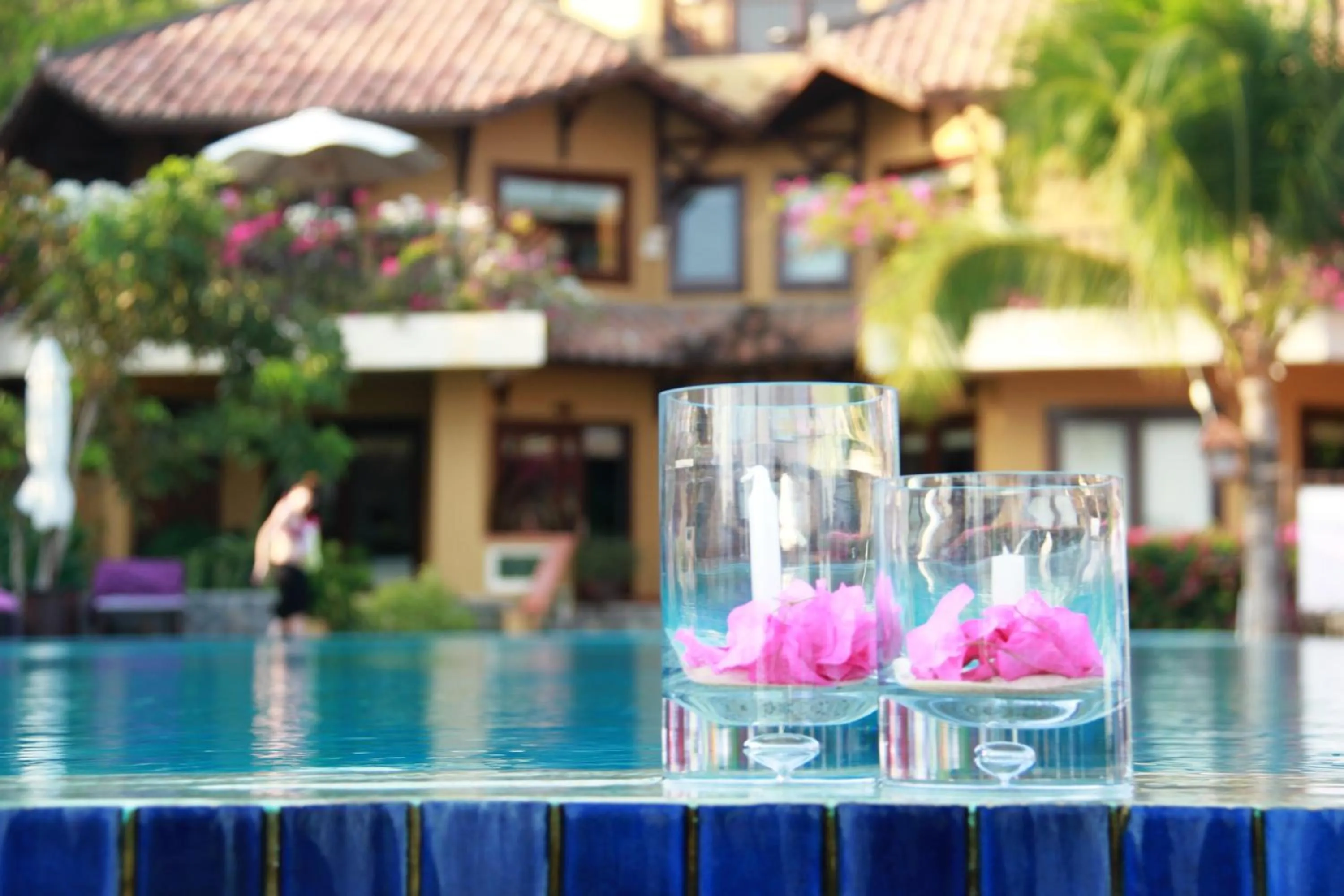 Decorative detail, Swimming Pool in Poshanu Boutique Resort