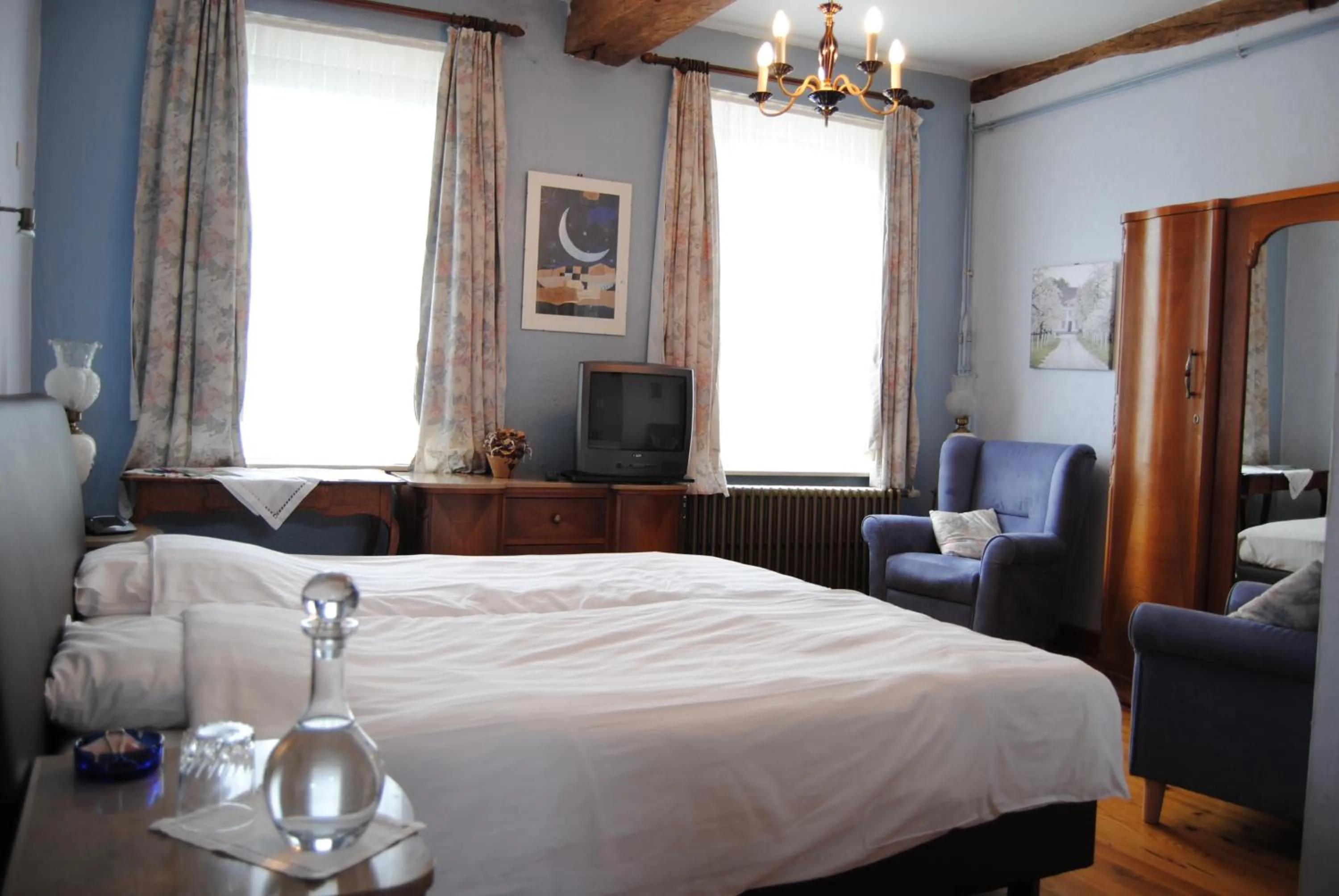 Winter, Bed in B&B Het Loonderhof