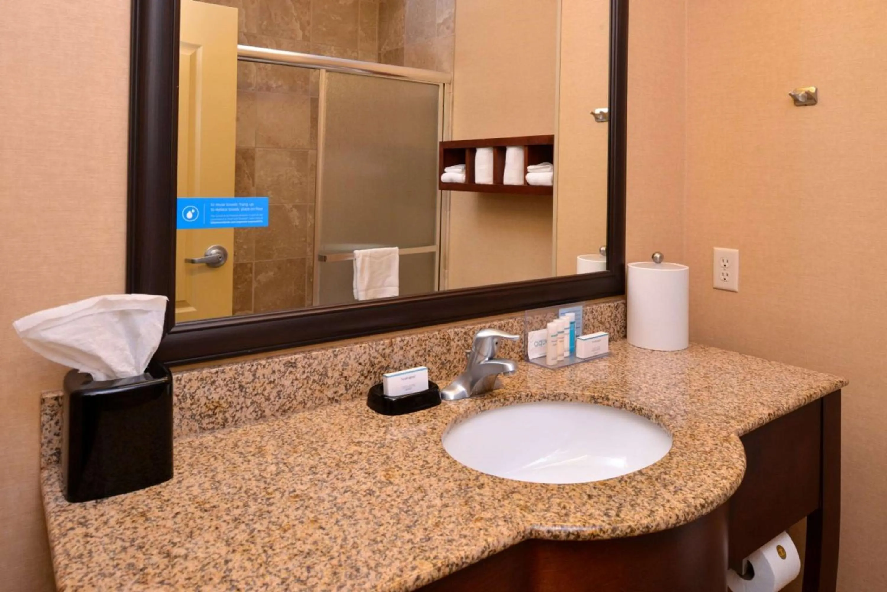 Bathroom in Hampton By Hilton Lincoln