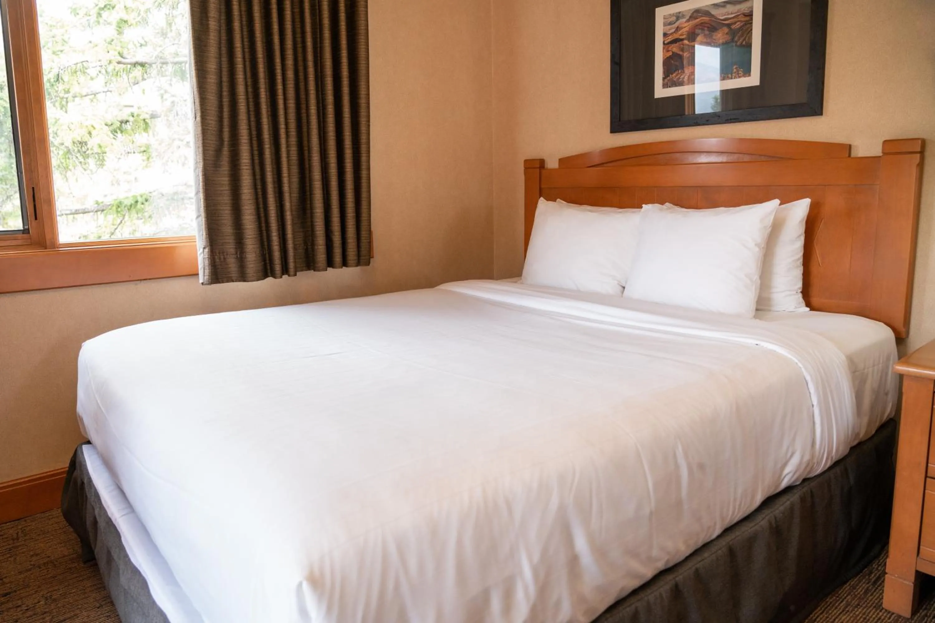 Bed in The Hidden Ridge Resort