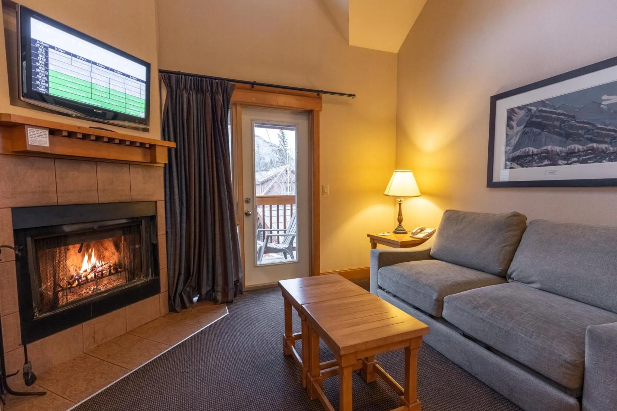 Living room in The Hidden Ridge Resort