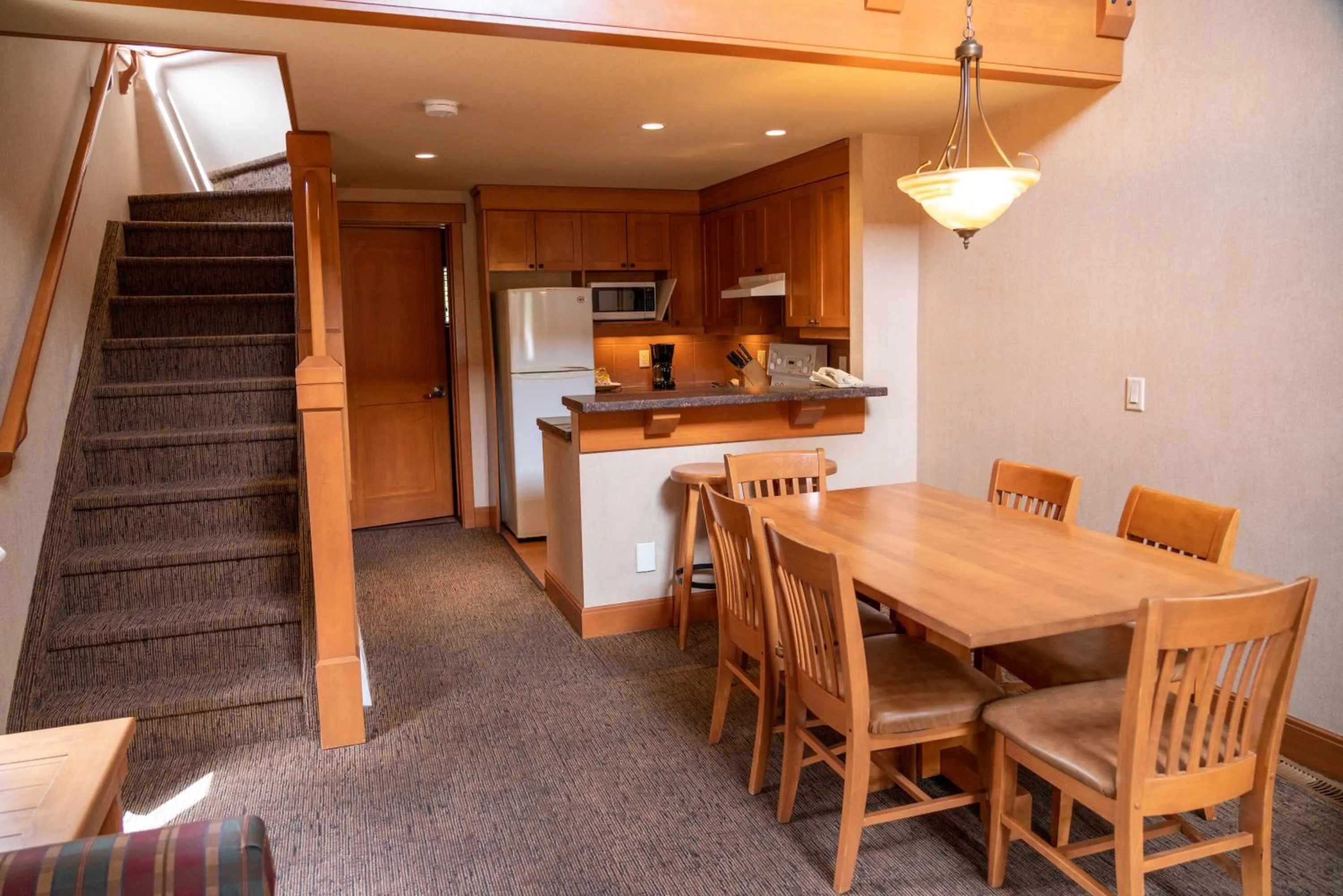 Kitchen or kitchenette in The Hidden Ridge Resort