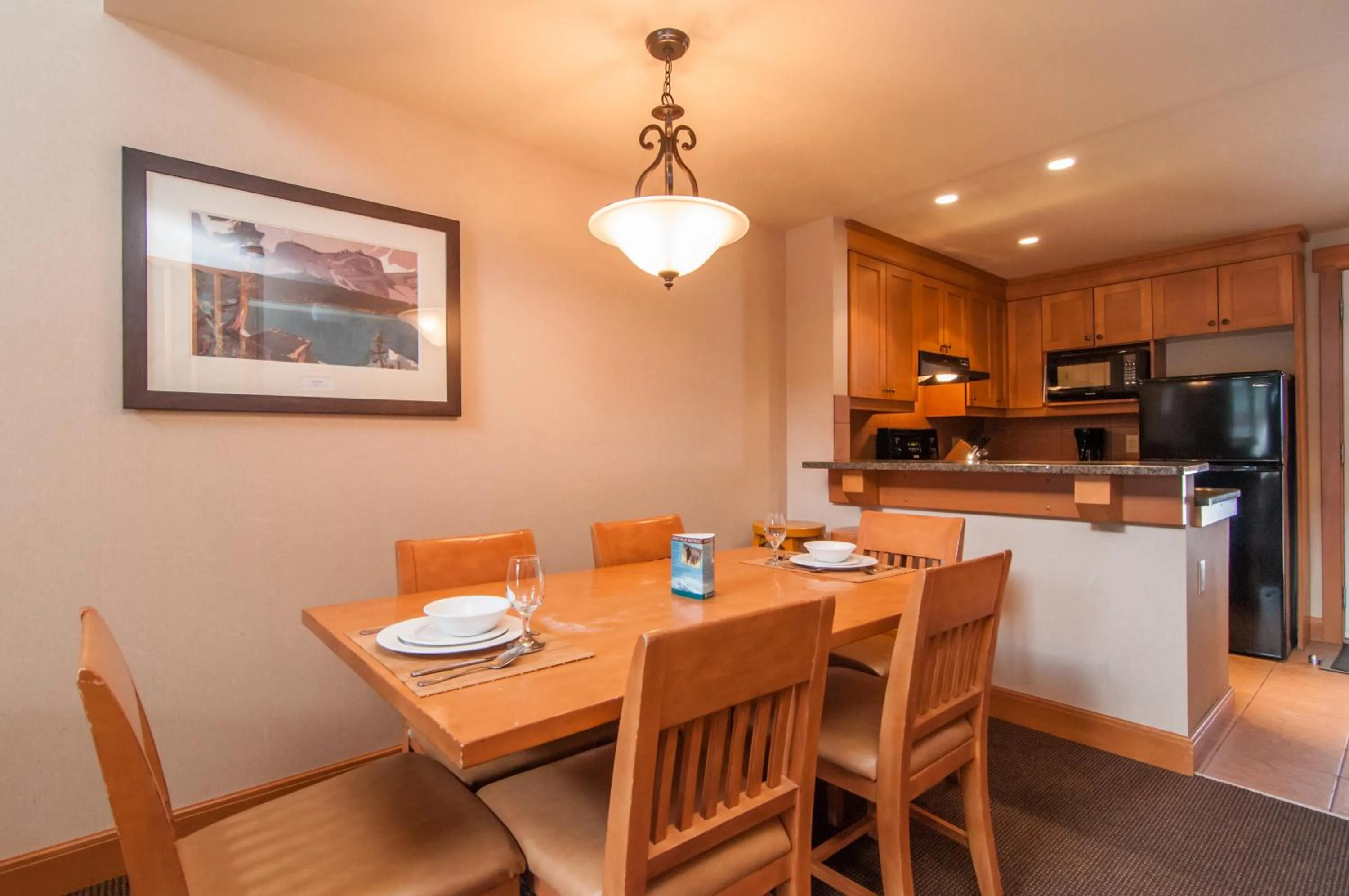 Kitchen or kitchenette in The Hidden Ridge Resort