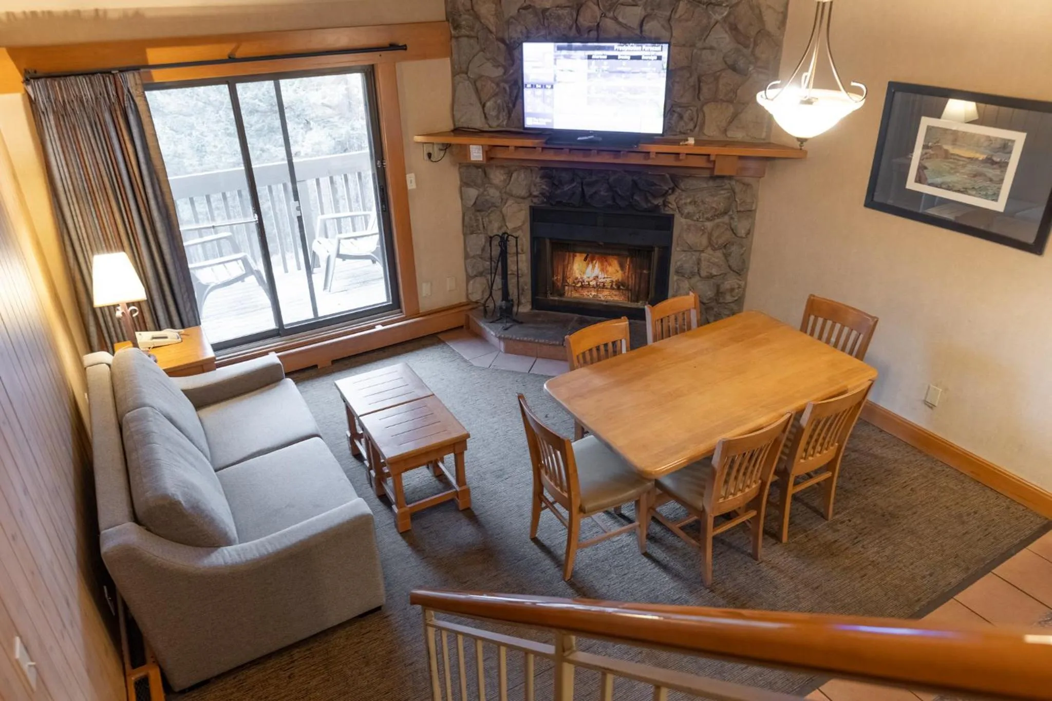 Living room in The Hidden Ridge Resort