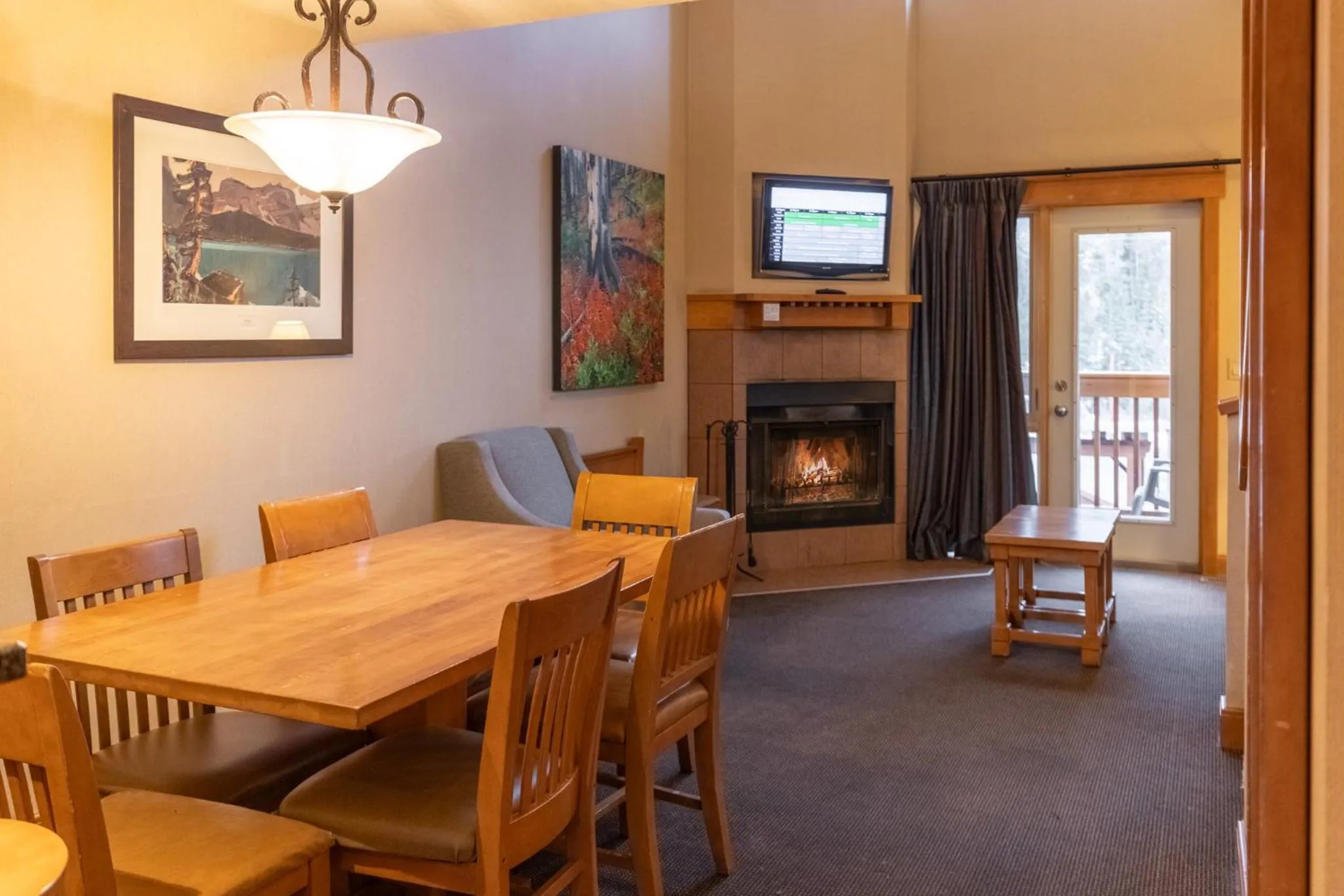 Living room in The Hidden Ridge Resort