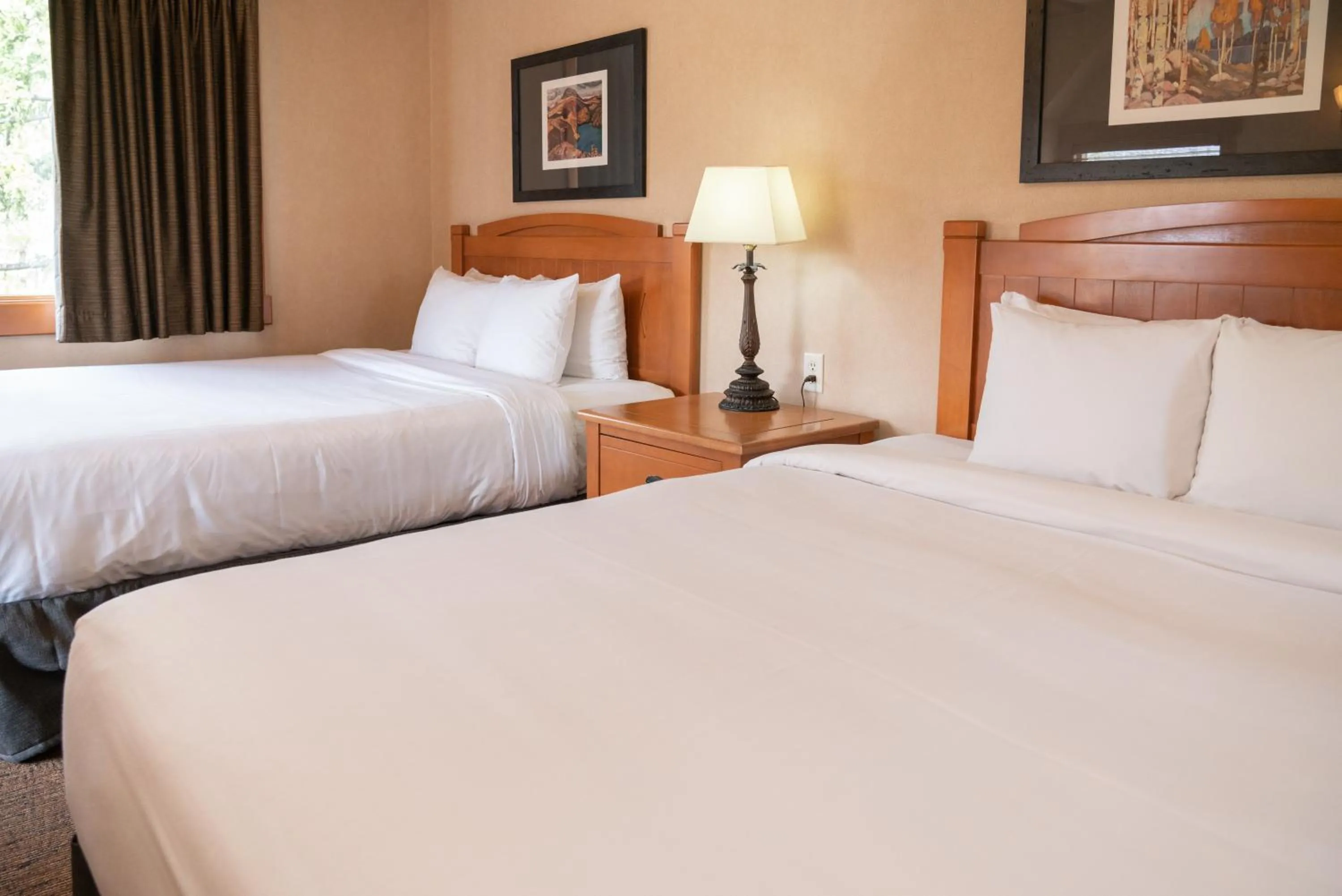 Bed in The Hidden Ridge Resort